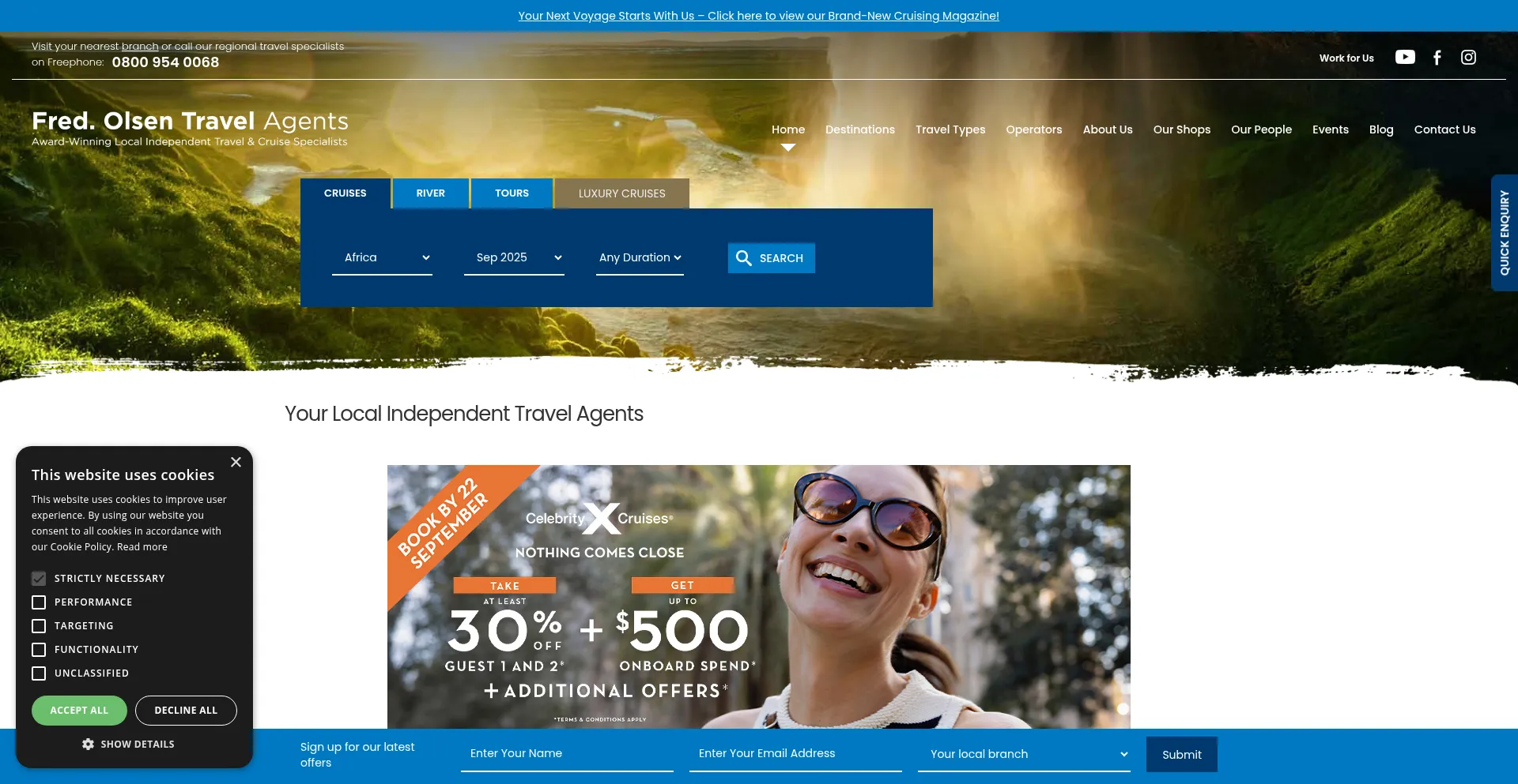 Fredolsentravelagents.co.uk est-il Sûr et Fiable ?