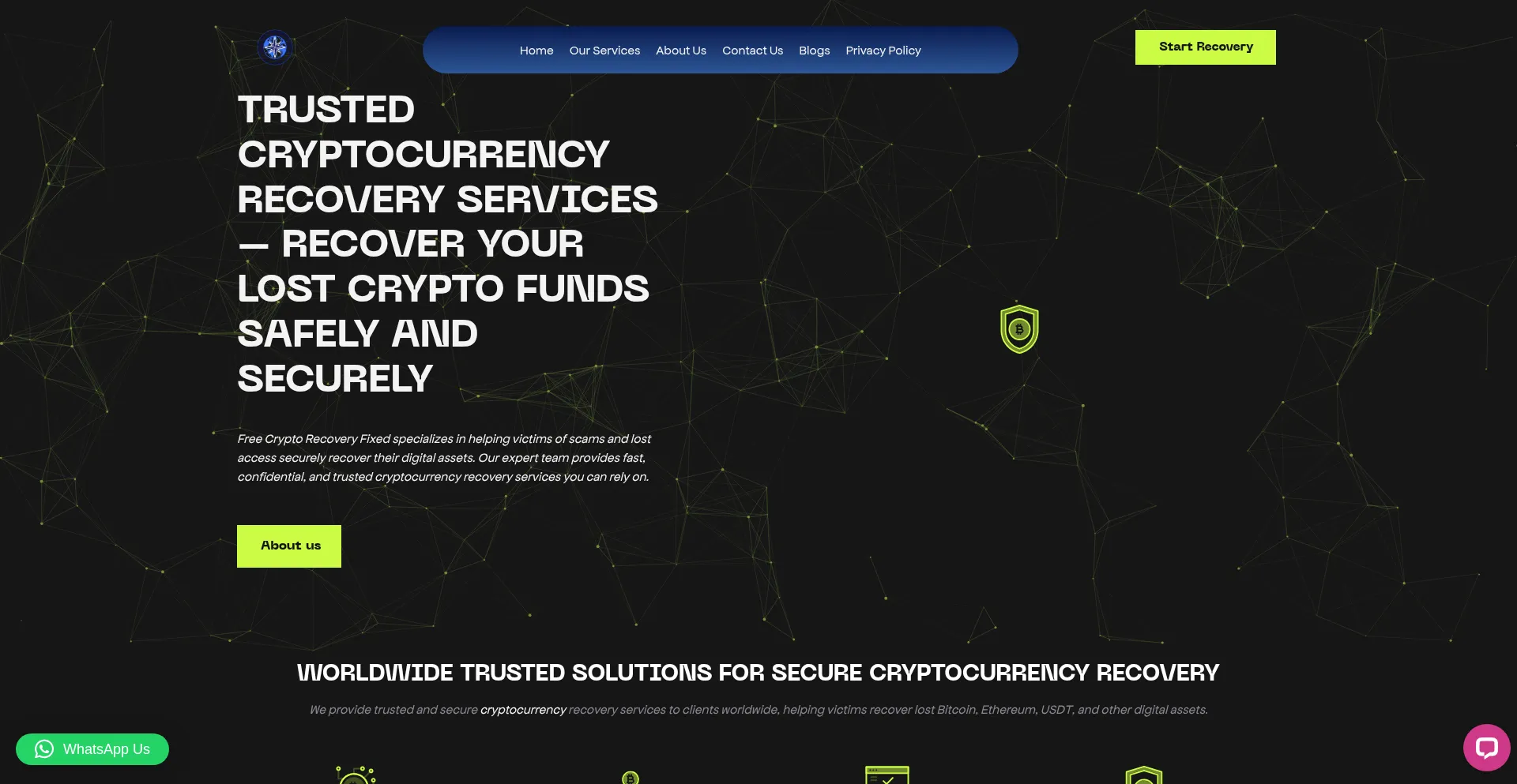 Freecryptorecovery.net Screenshot