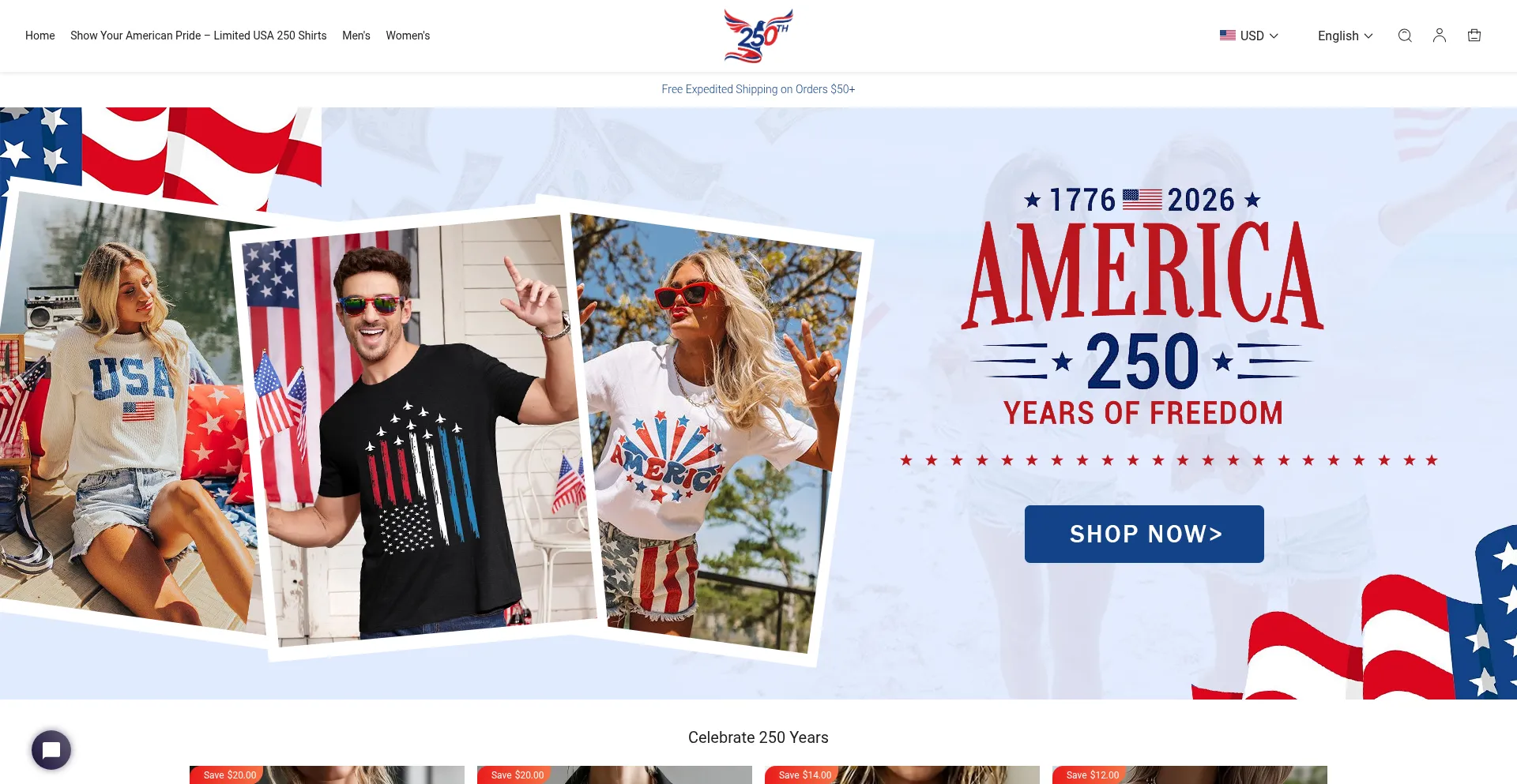 Freedom250shirts.com