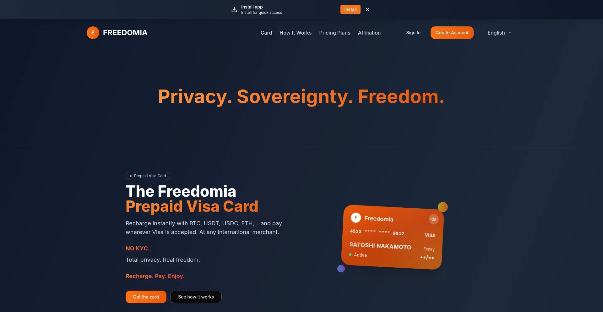 Freedomia.io
