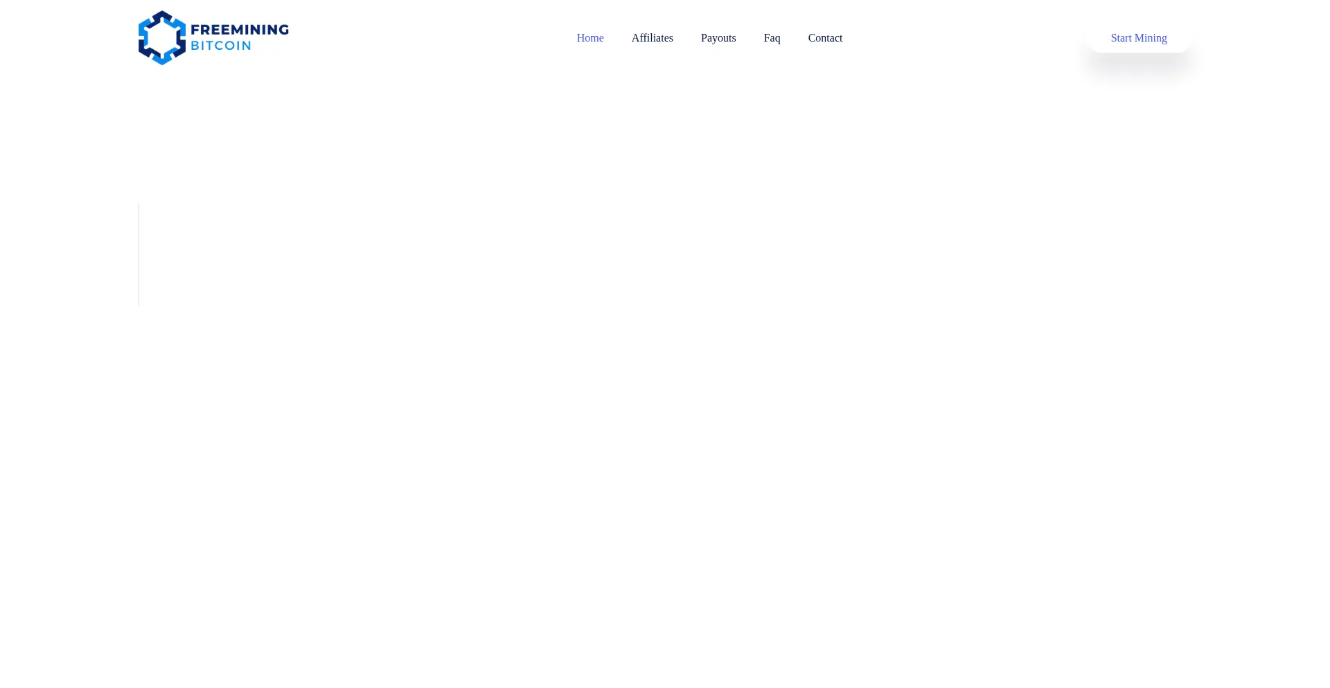 Freemining.website Screenshot
