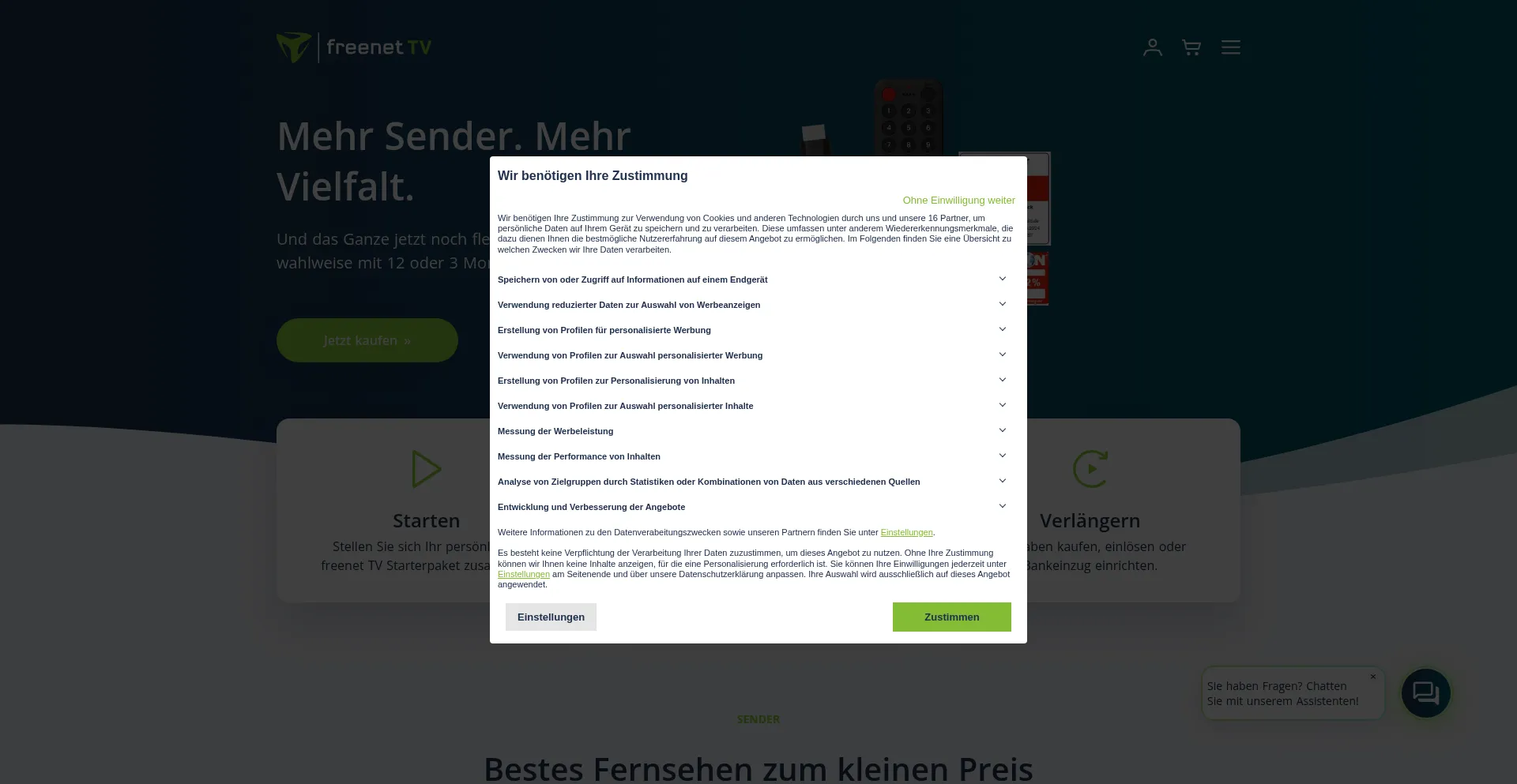 Freenet.tv Screenshot