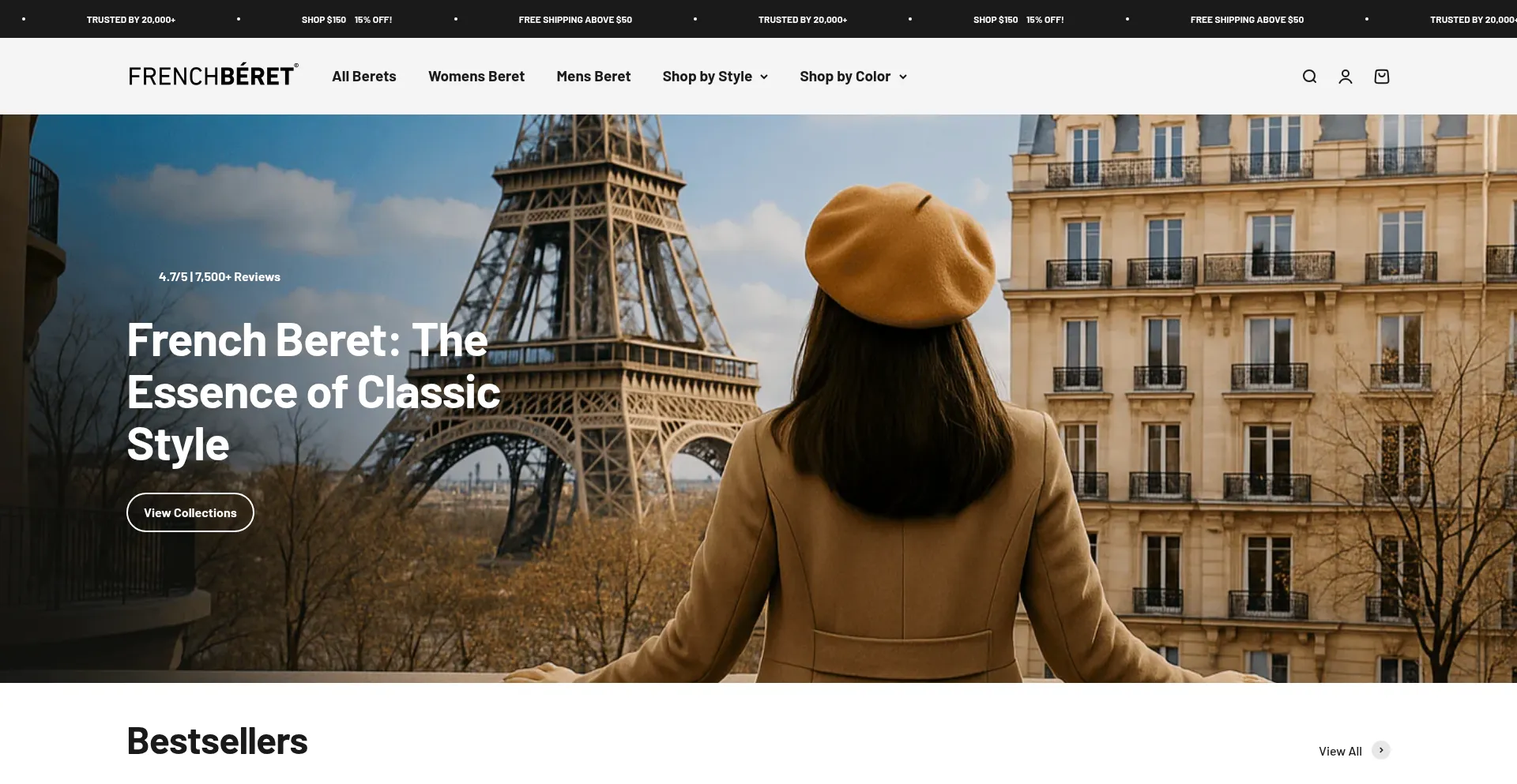 French-beret.com Screenshot