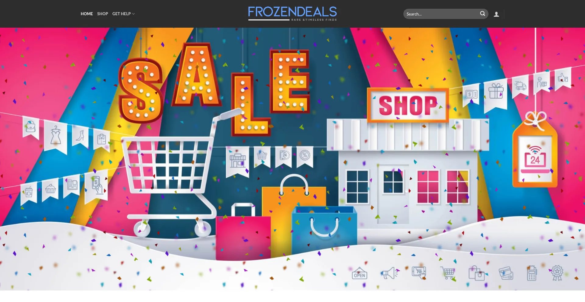 Frozendeals.shop Screenshot