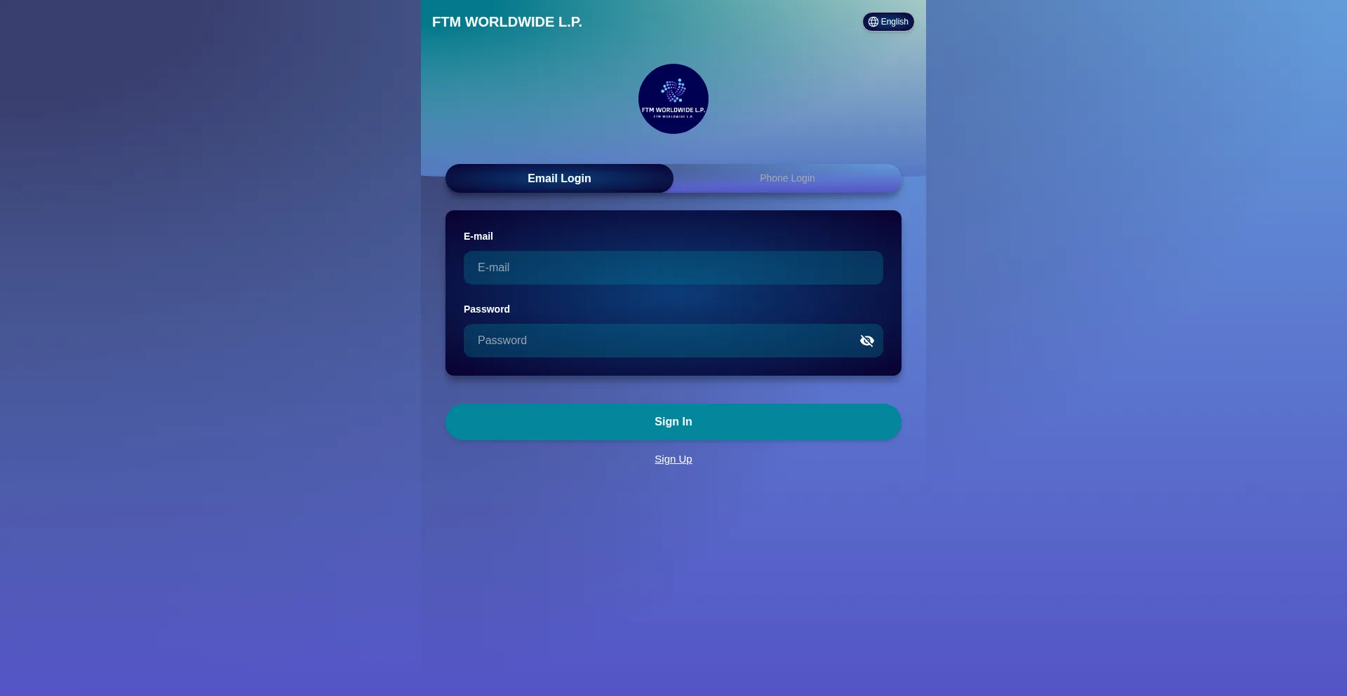 Website screenshot of Ftmworldwidelp.com