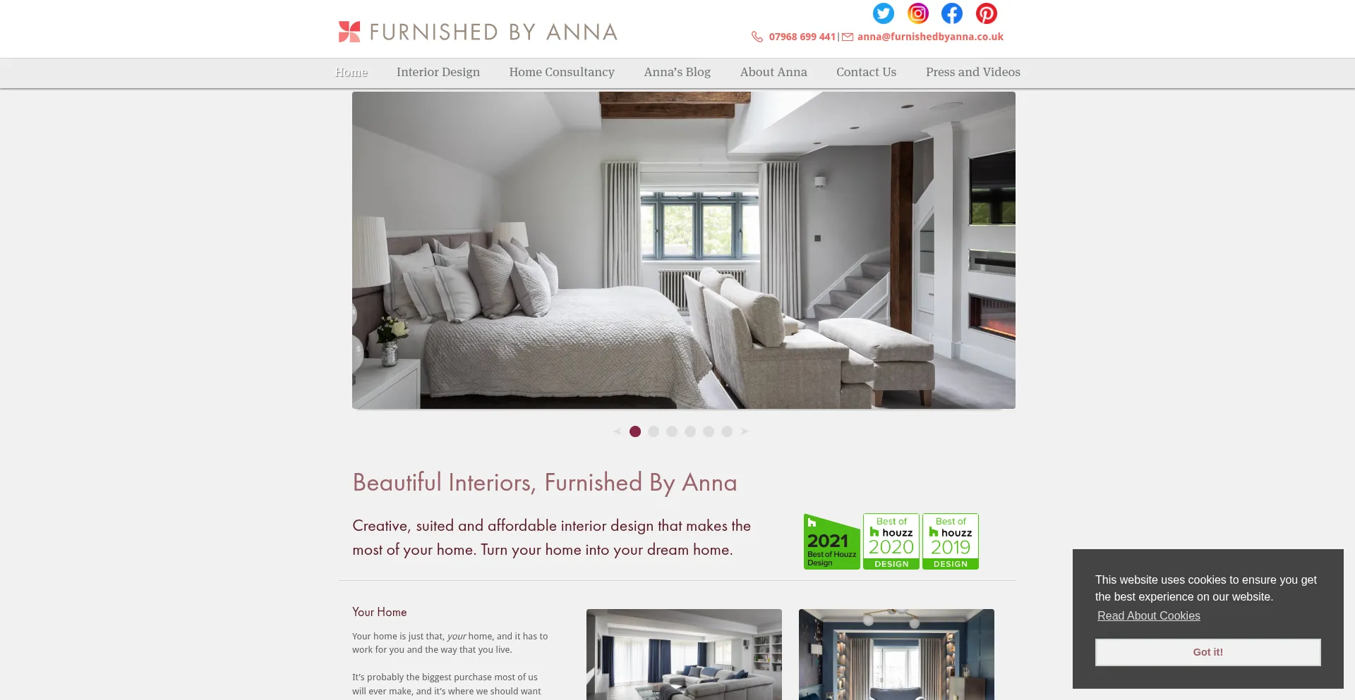 Furnishedbyanna.co.uk Screenshot