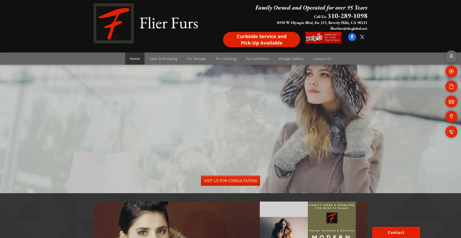 Website screenshot of Fursbeverlyhills.com