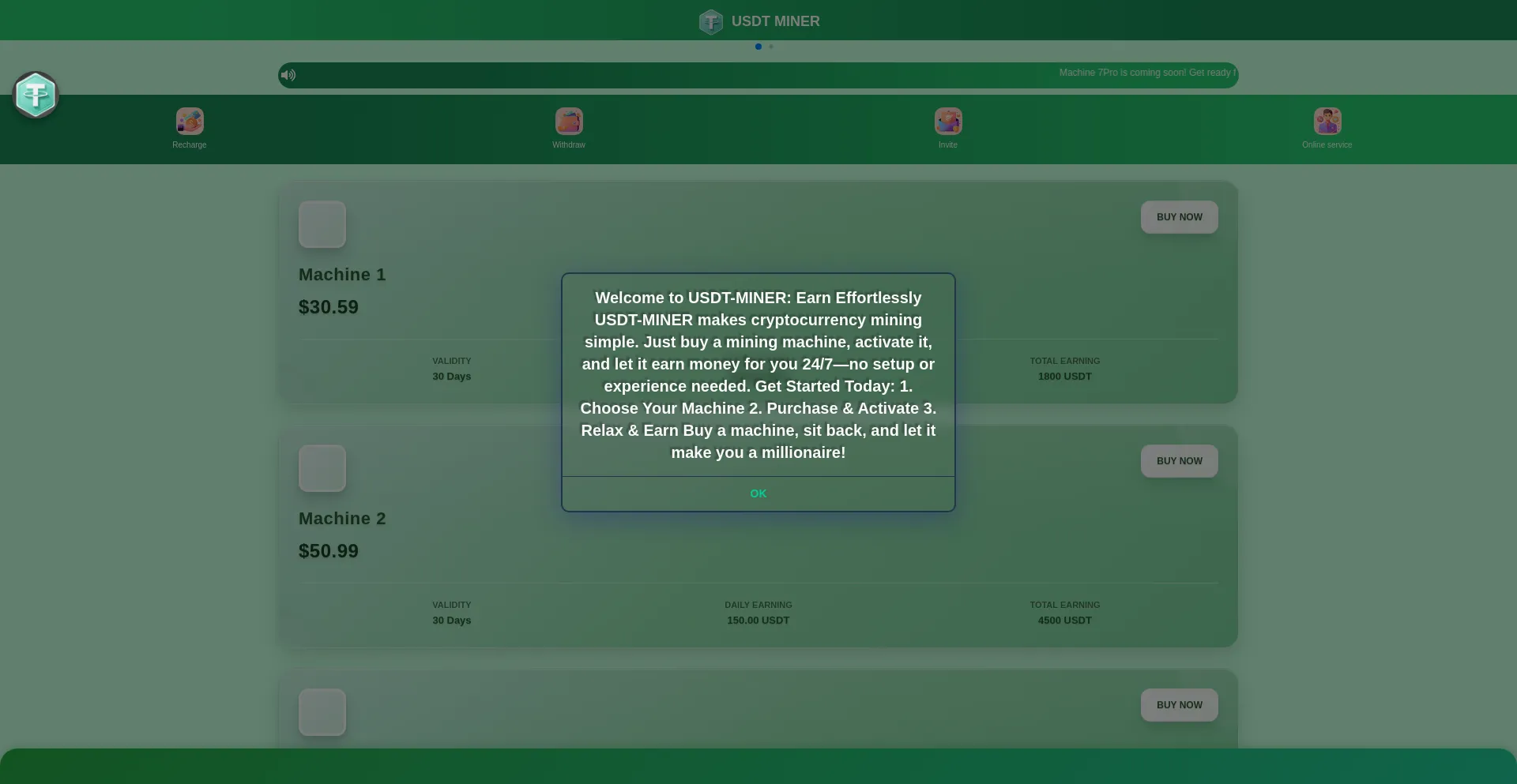Website screenshot of G9ja.online