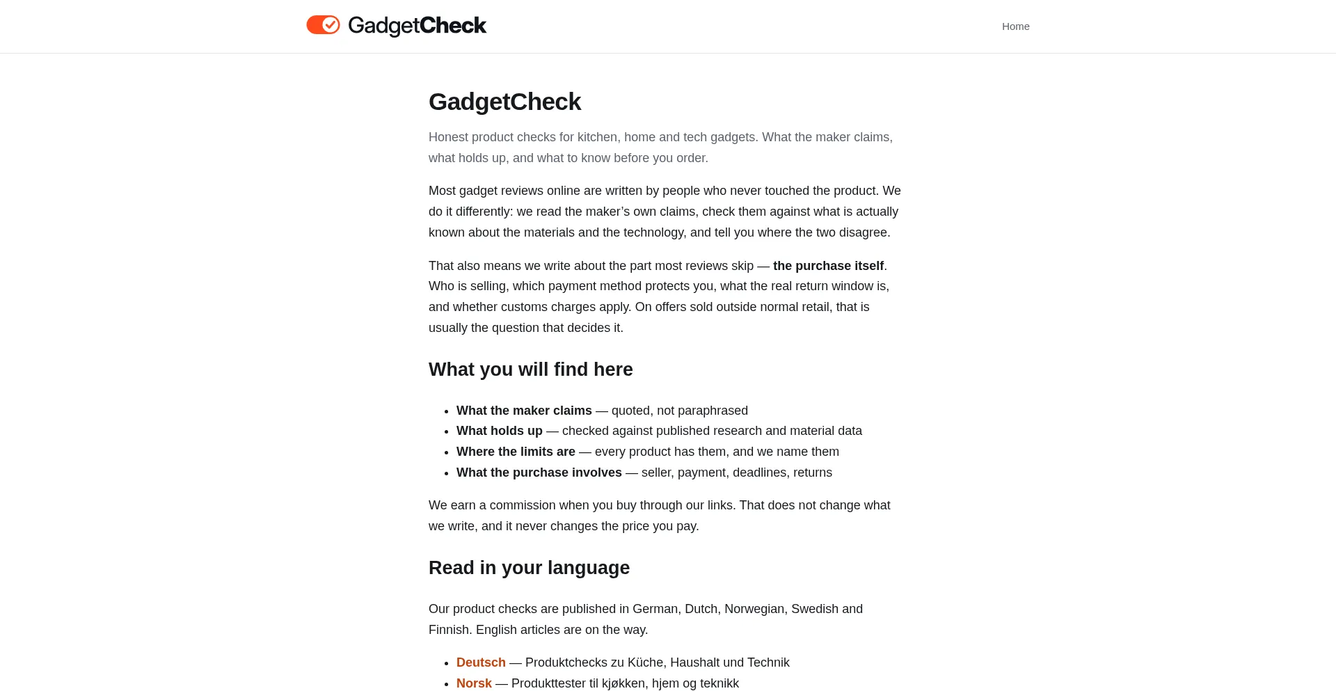 Gadgetcheck.online