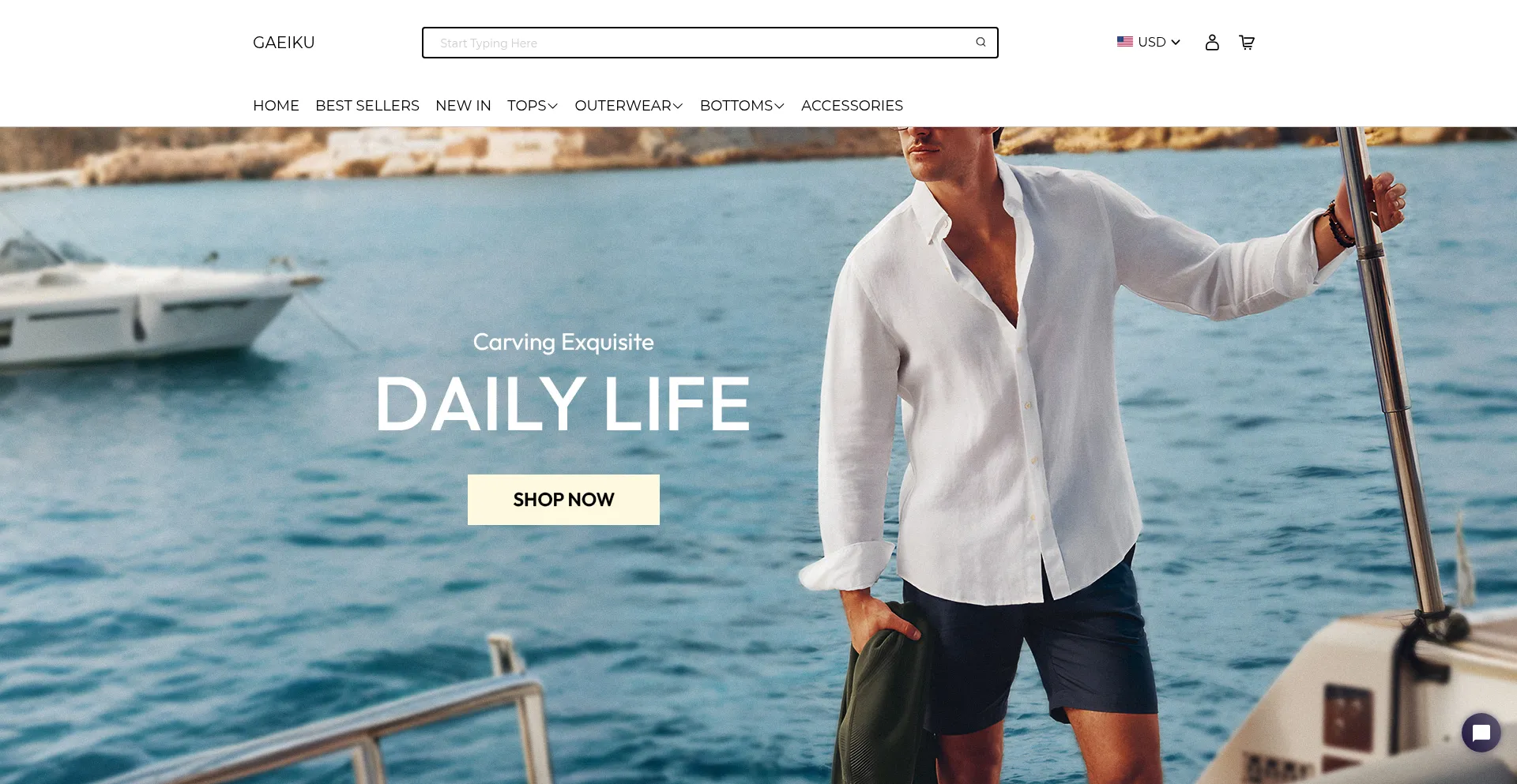 Website screenshot of Gaeiku.com