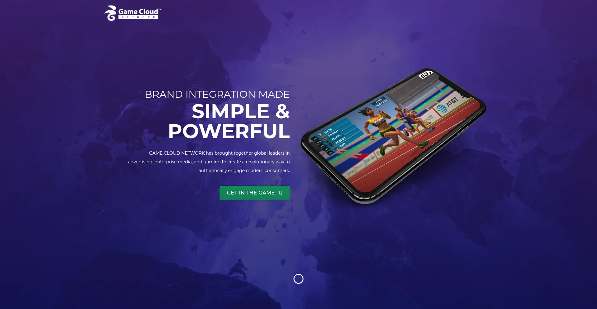 Website screenshot of Gamecloudnet.com