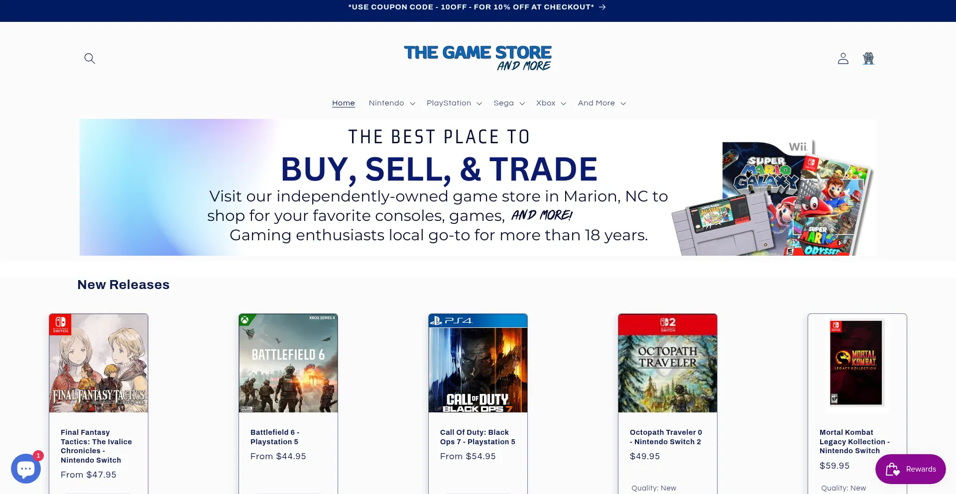 Gamestoreandmore.com