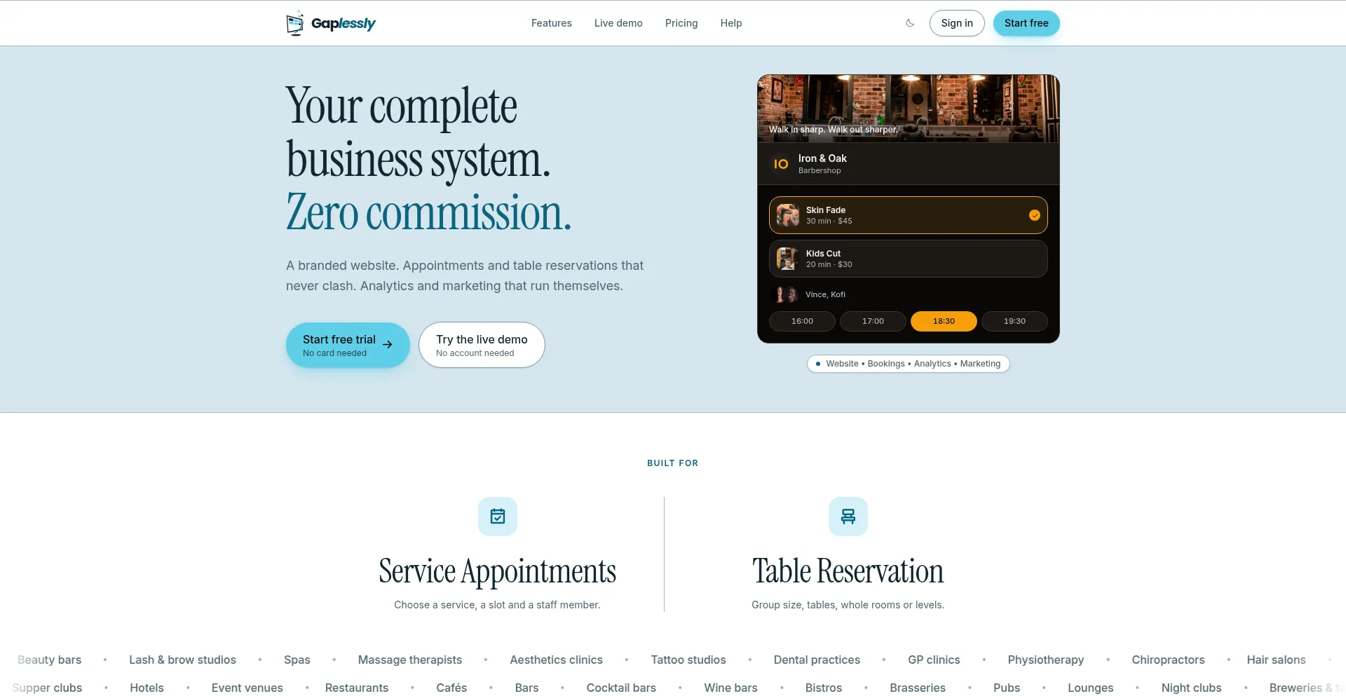 Gaplessly.com