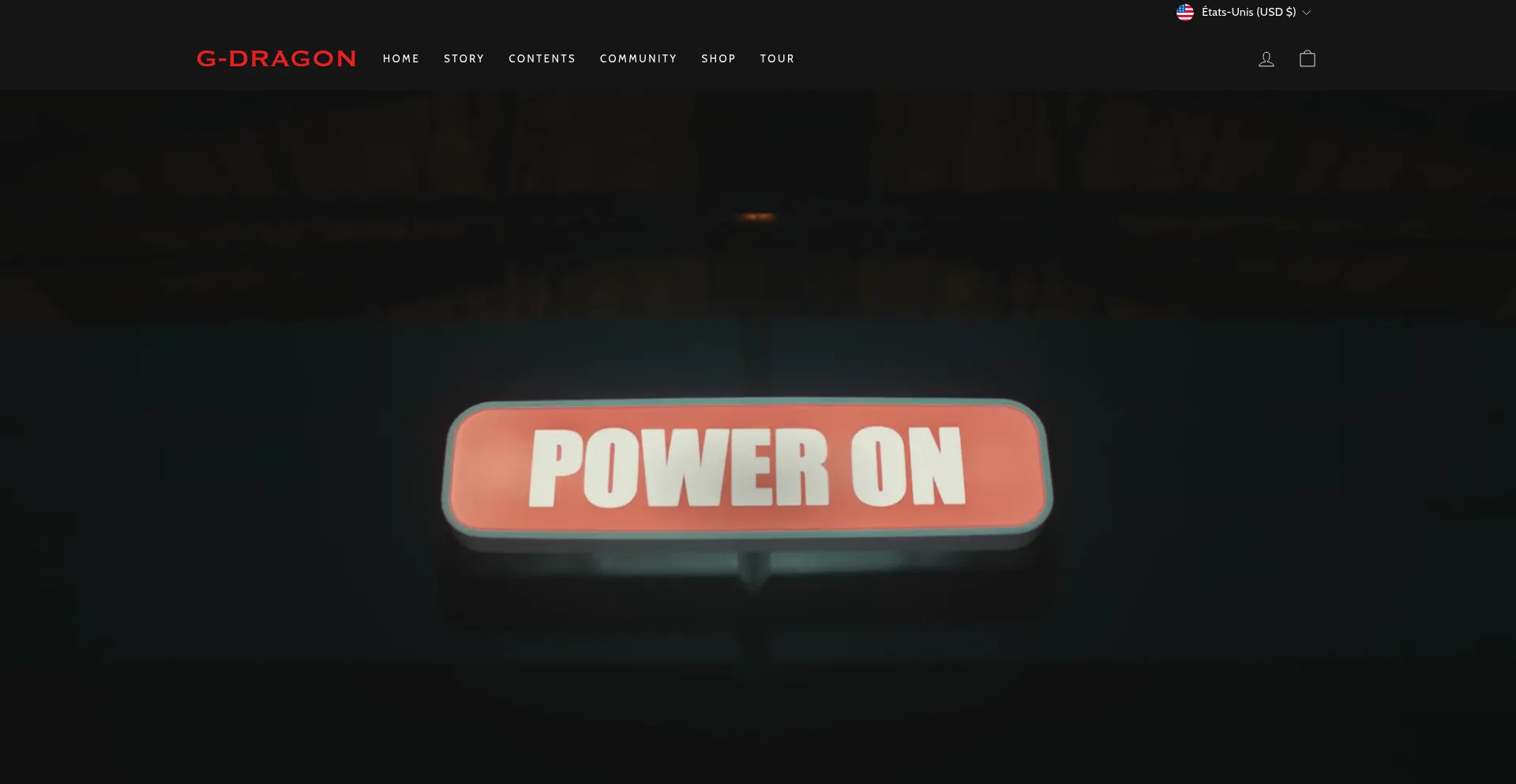 Website screenshot of Gdragon.fr