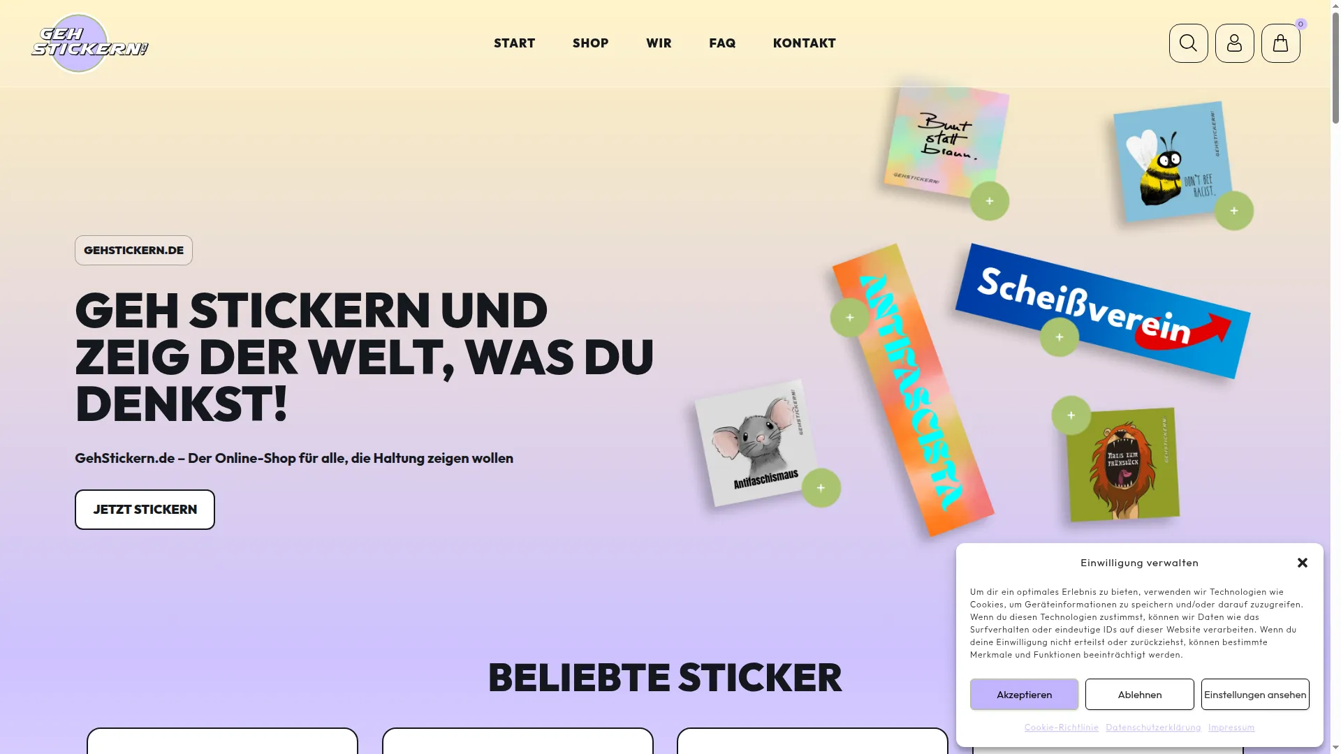 Gehstickern.de