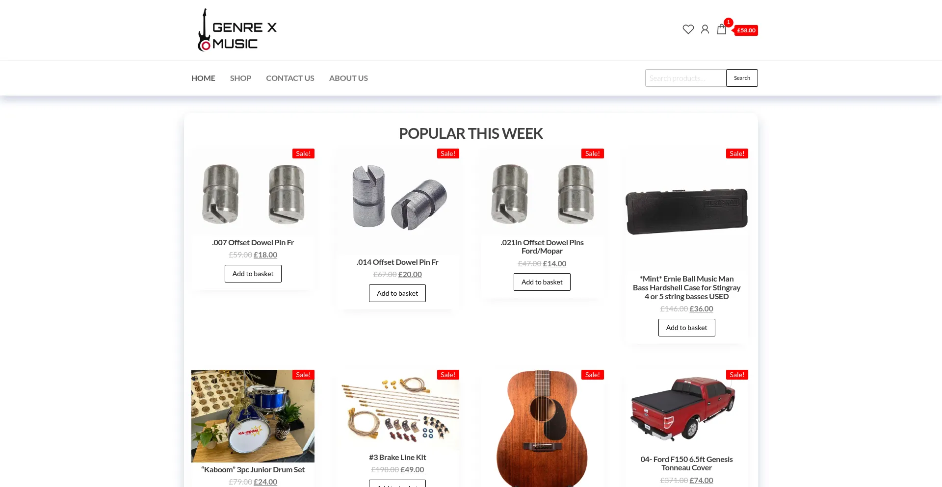 Genrexmusic.com Screenshot