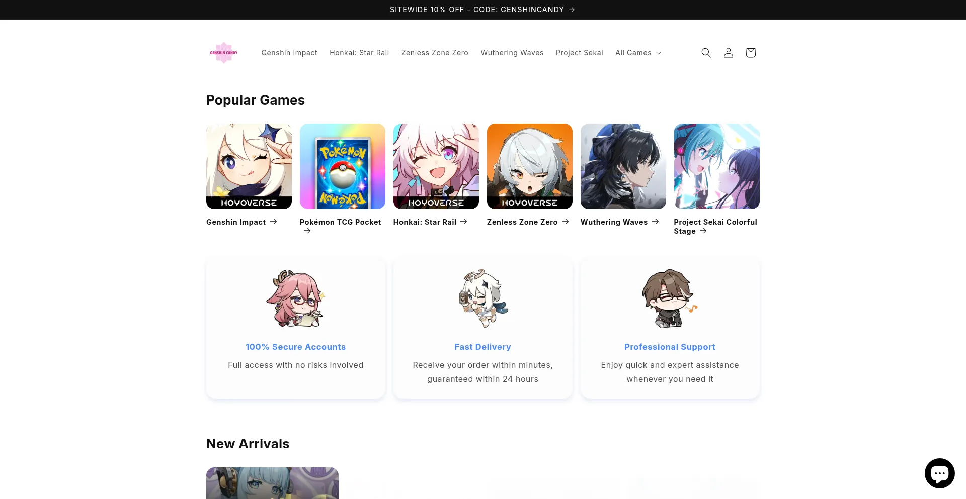 Genshincandy.com est-il Sûr et Fiable ?