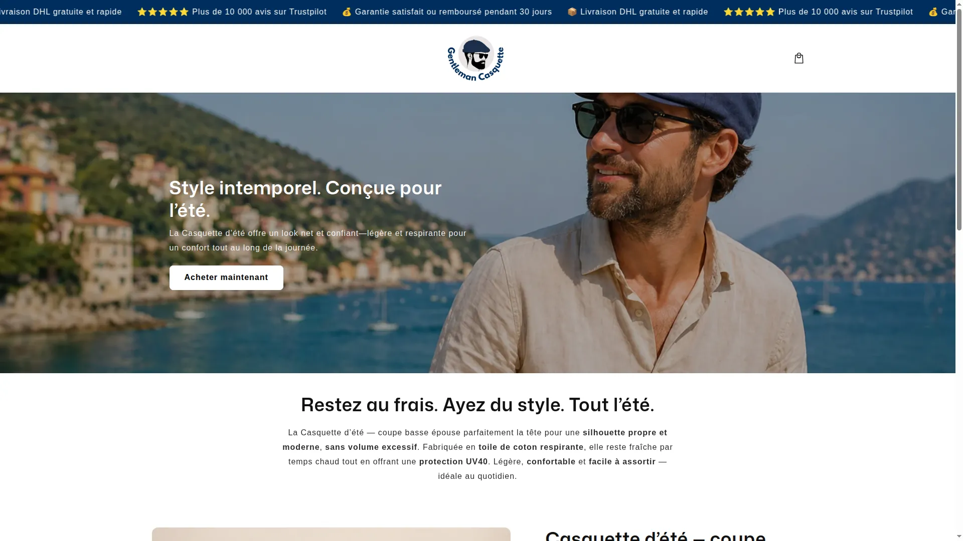 Gentlemancasquette.fr