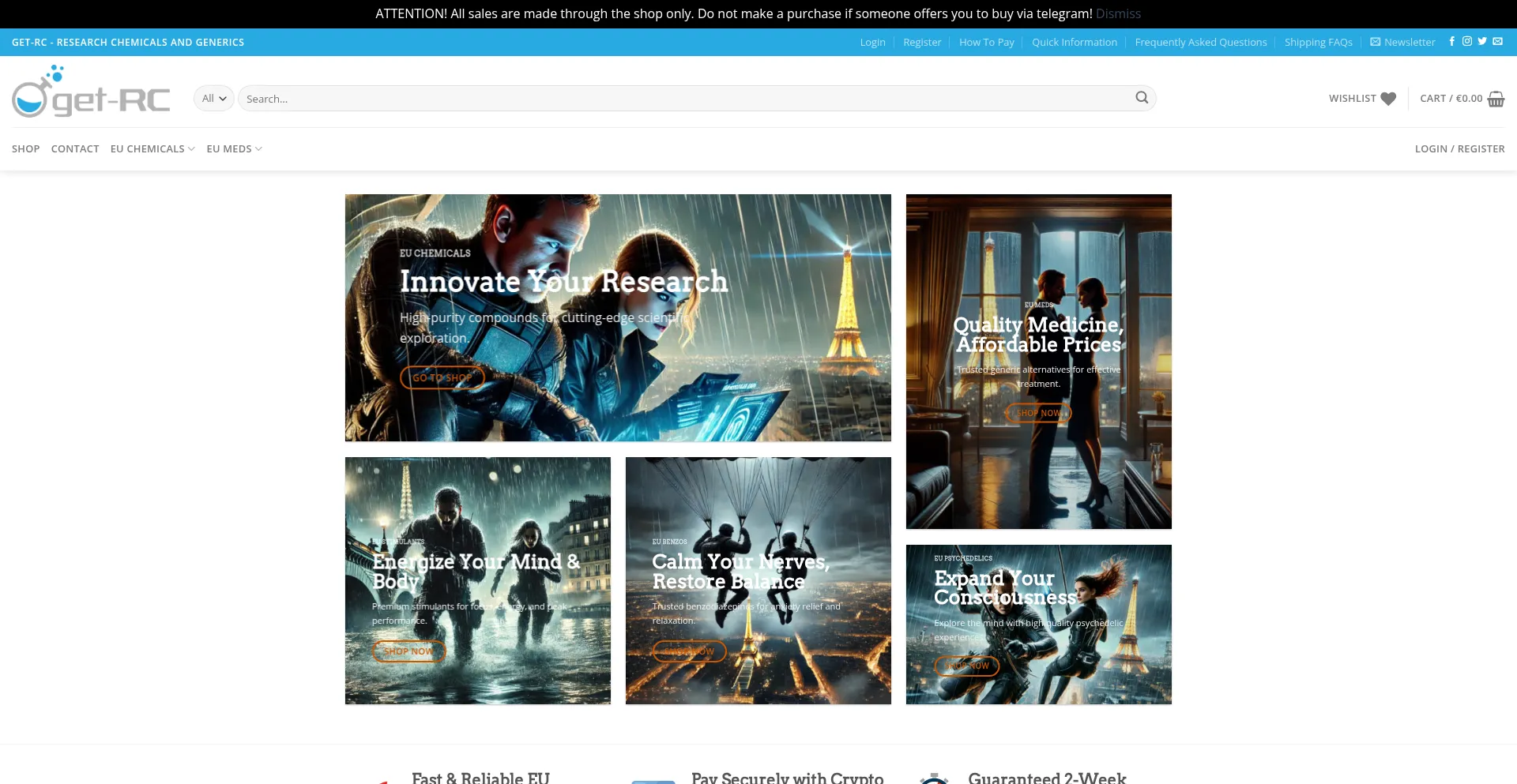 Website screenshot of Get-rc.to