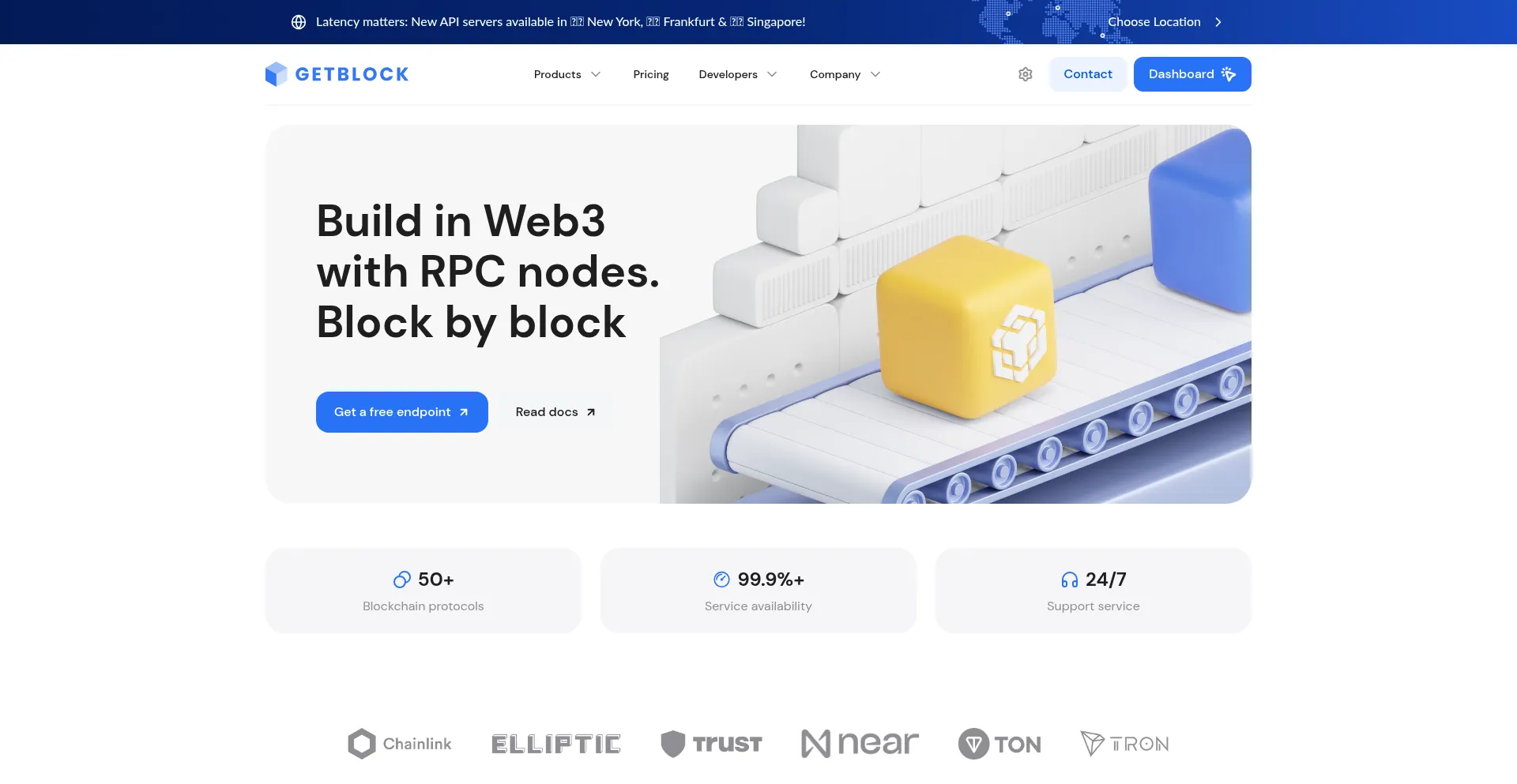 Getblock.io Screenshot