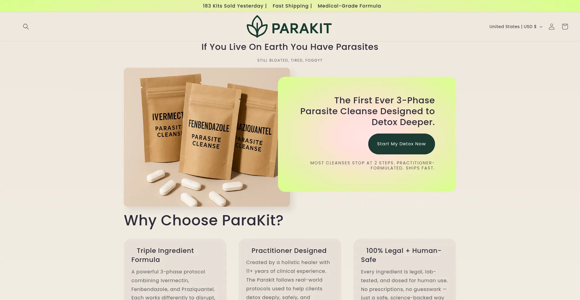 Getridofyourparasites.com est-il Sûr et Fiable ?