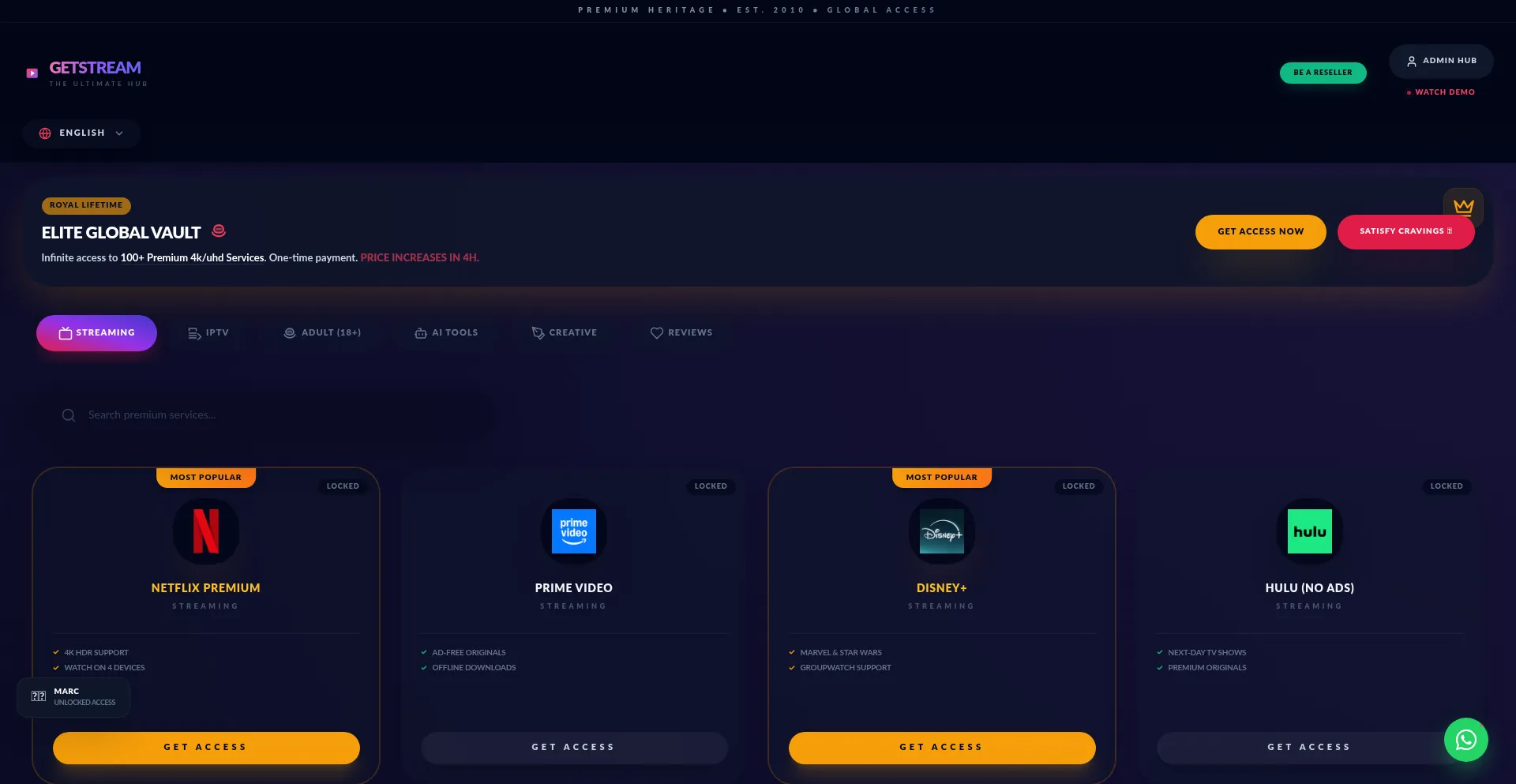 Getstream.vip