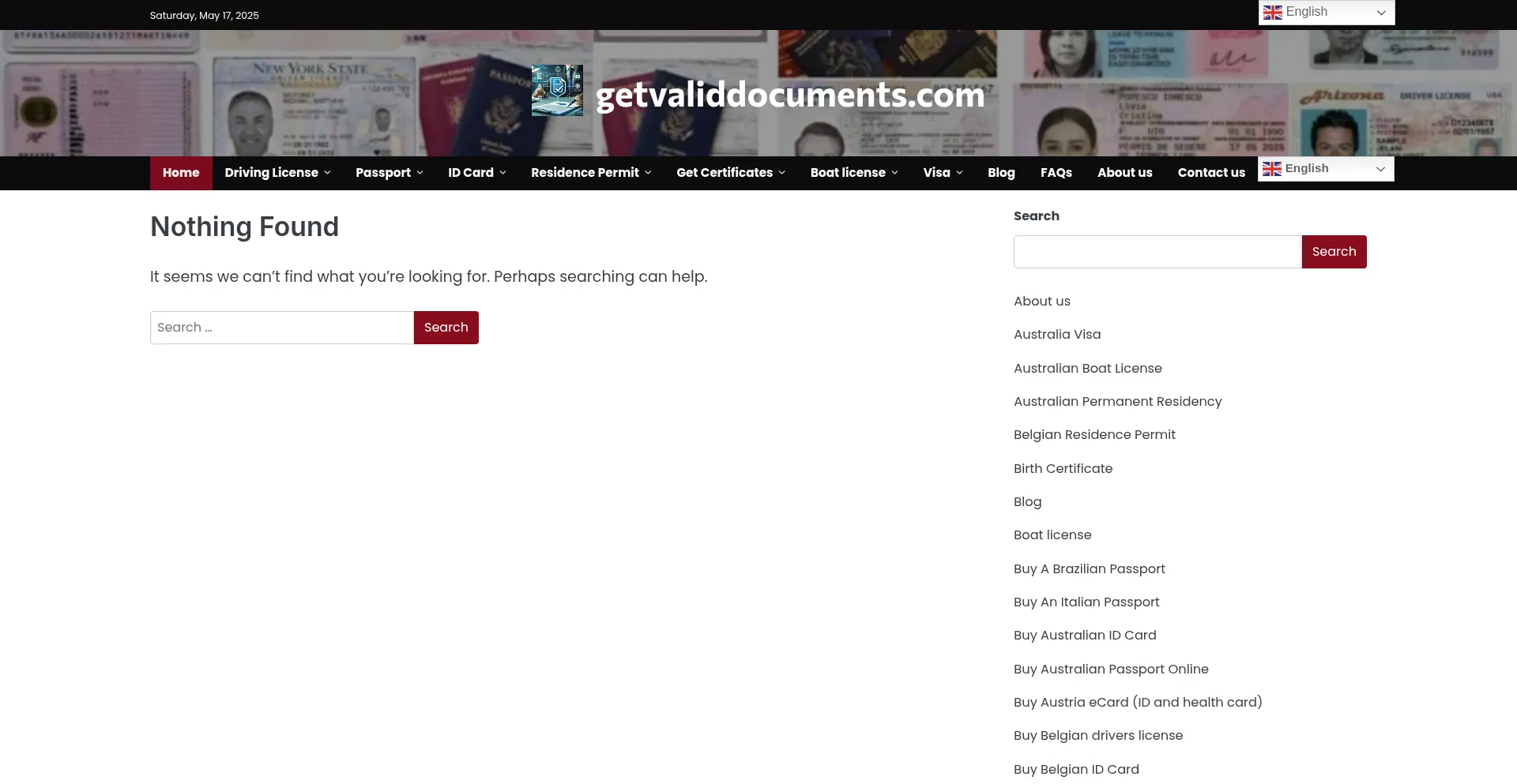 Getvaliddocuments.com