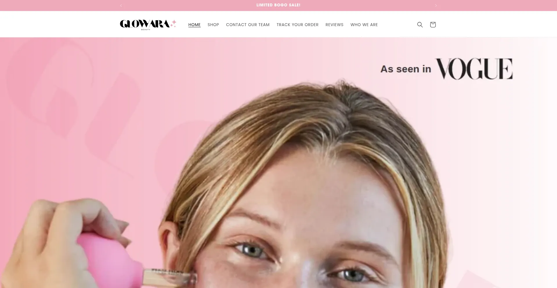 Glowarabeautyco.com Screenshot
