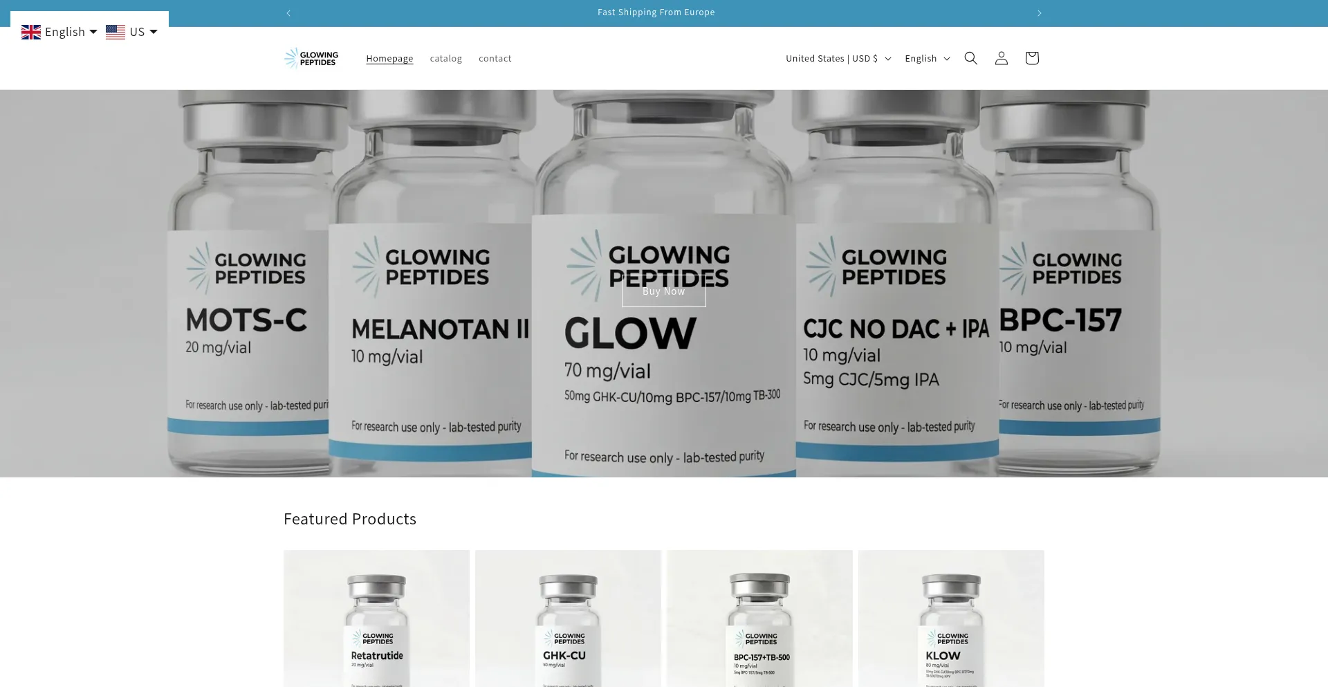 Glowingpeptides.com