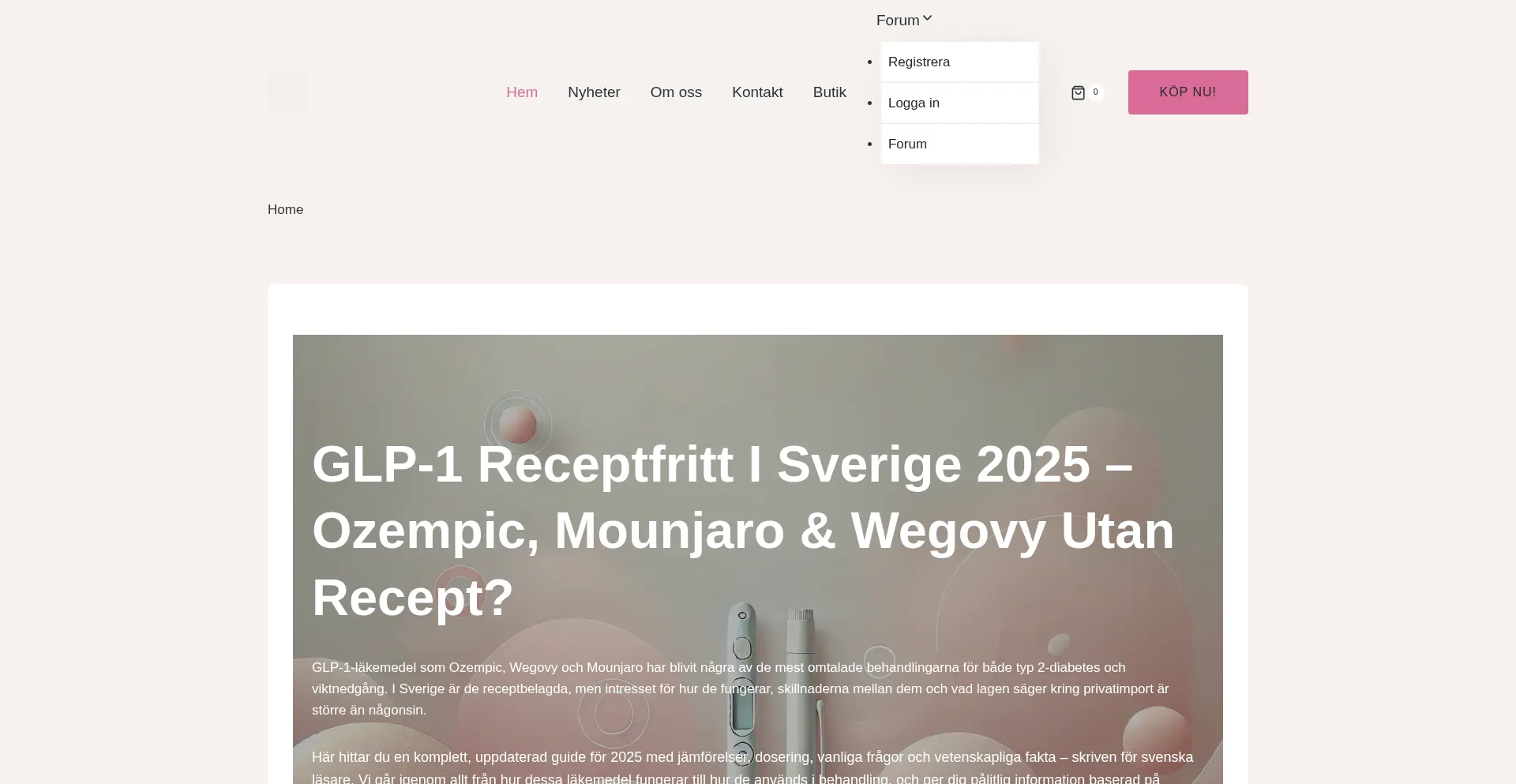 Glp1receptfritt.com est-il Sûr et Fiable ?