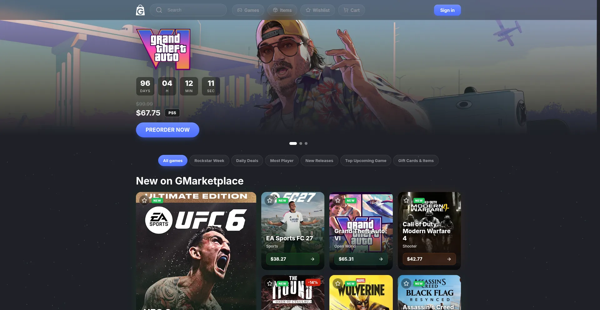 Gmarketplace.io