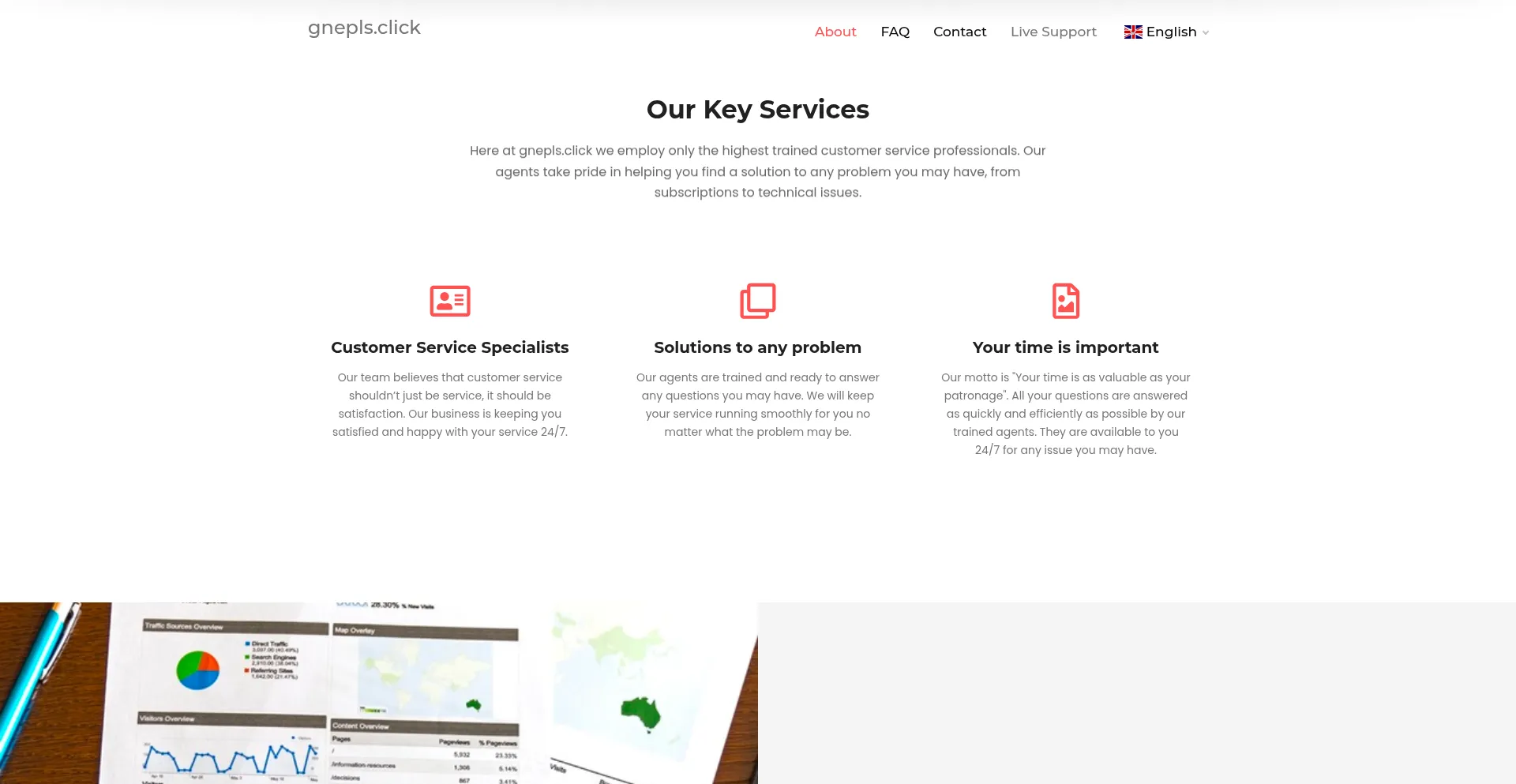 Website screenshot of Gnepls.click