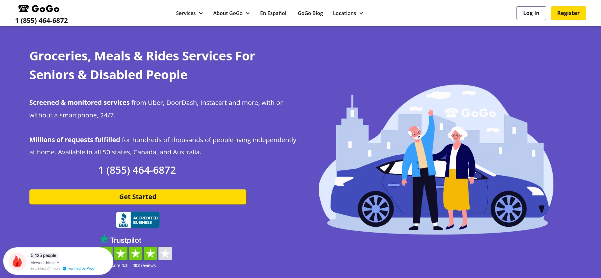 Gogograndparent.com Screenshot