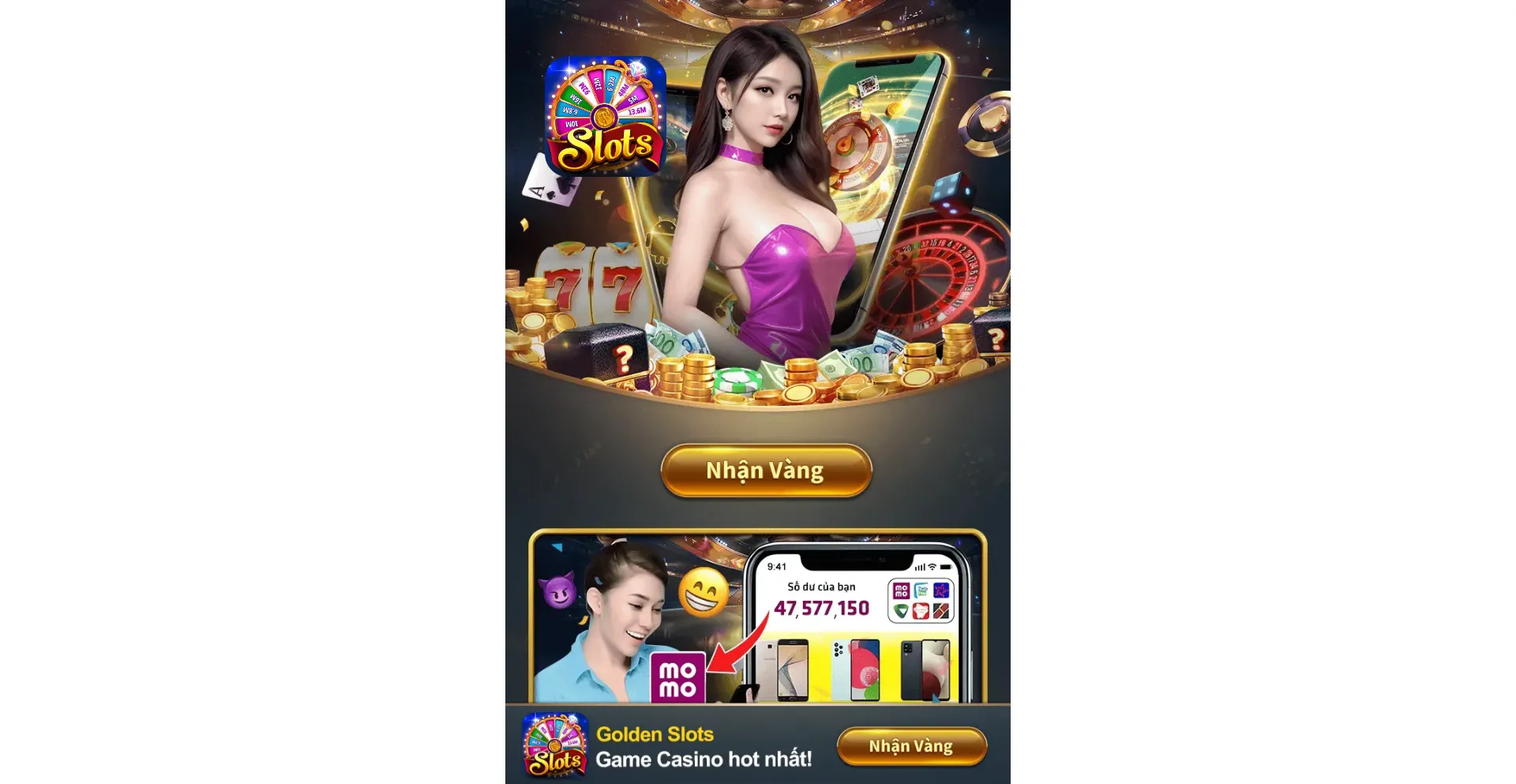Website screenshot of Goldenslotssl.com