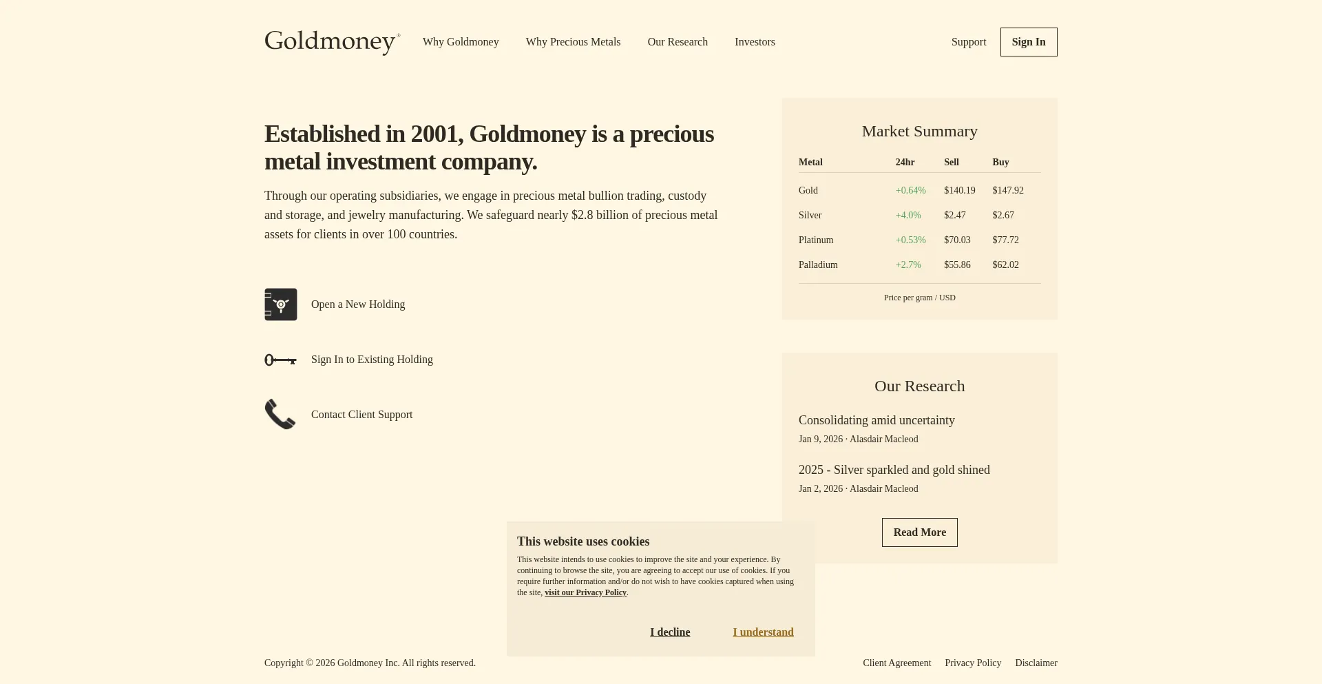 Goldmoney.com
