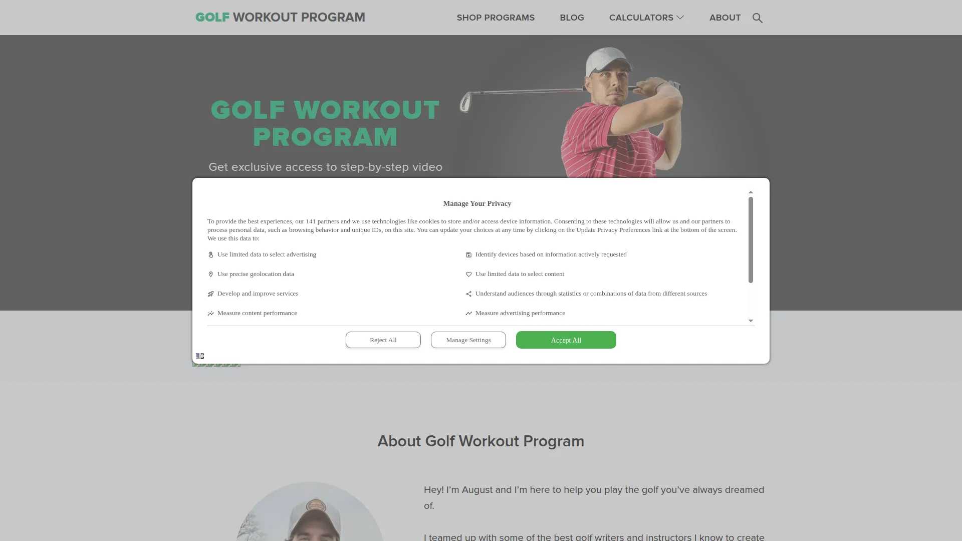 Golfworkoutprogram.com