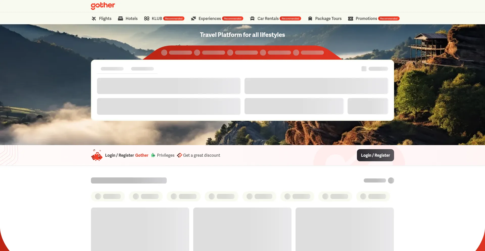 Website screenshot of Gother.com