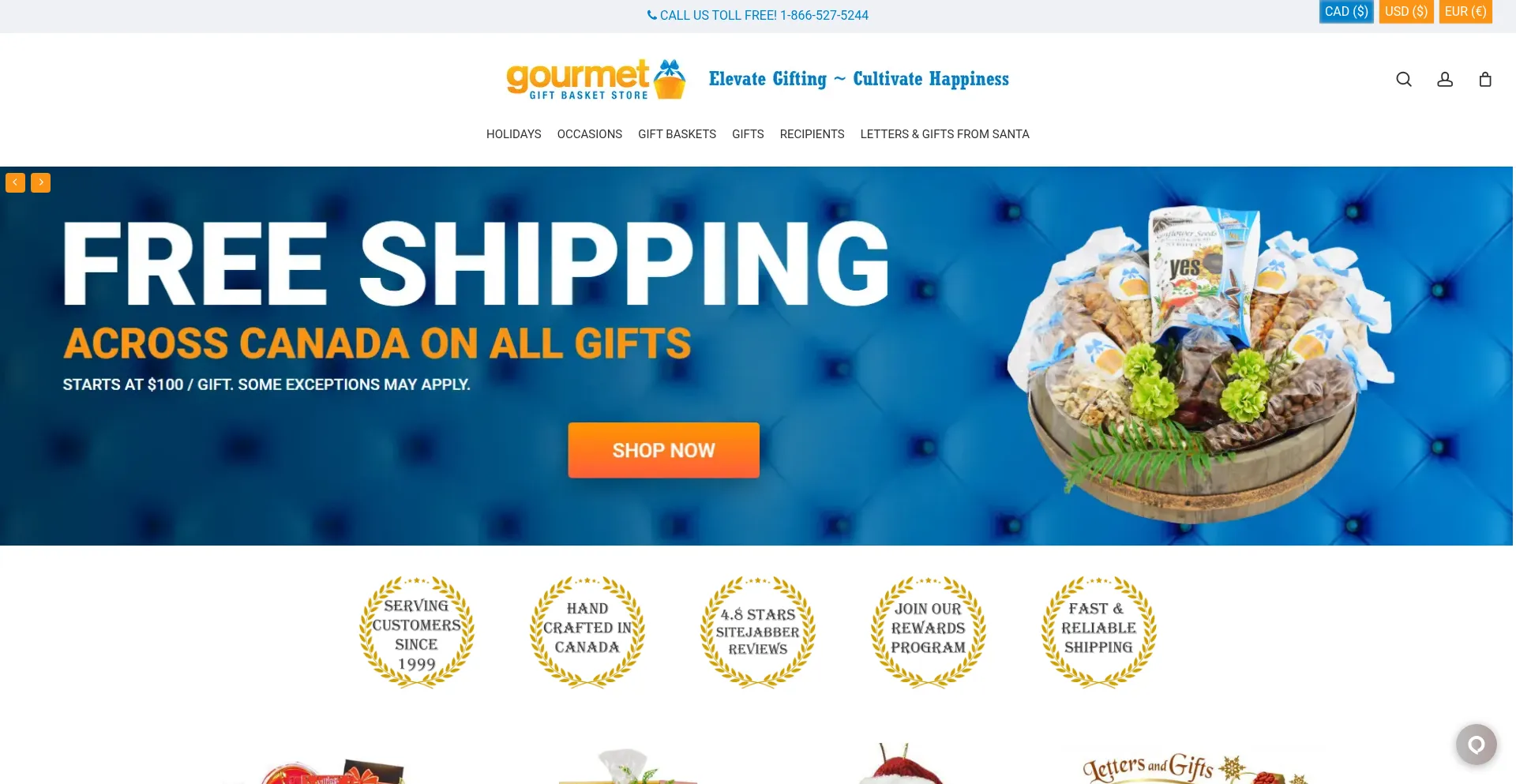 Gourmetgiftbasketstore.com