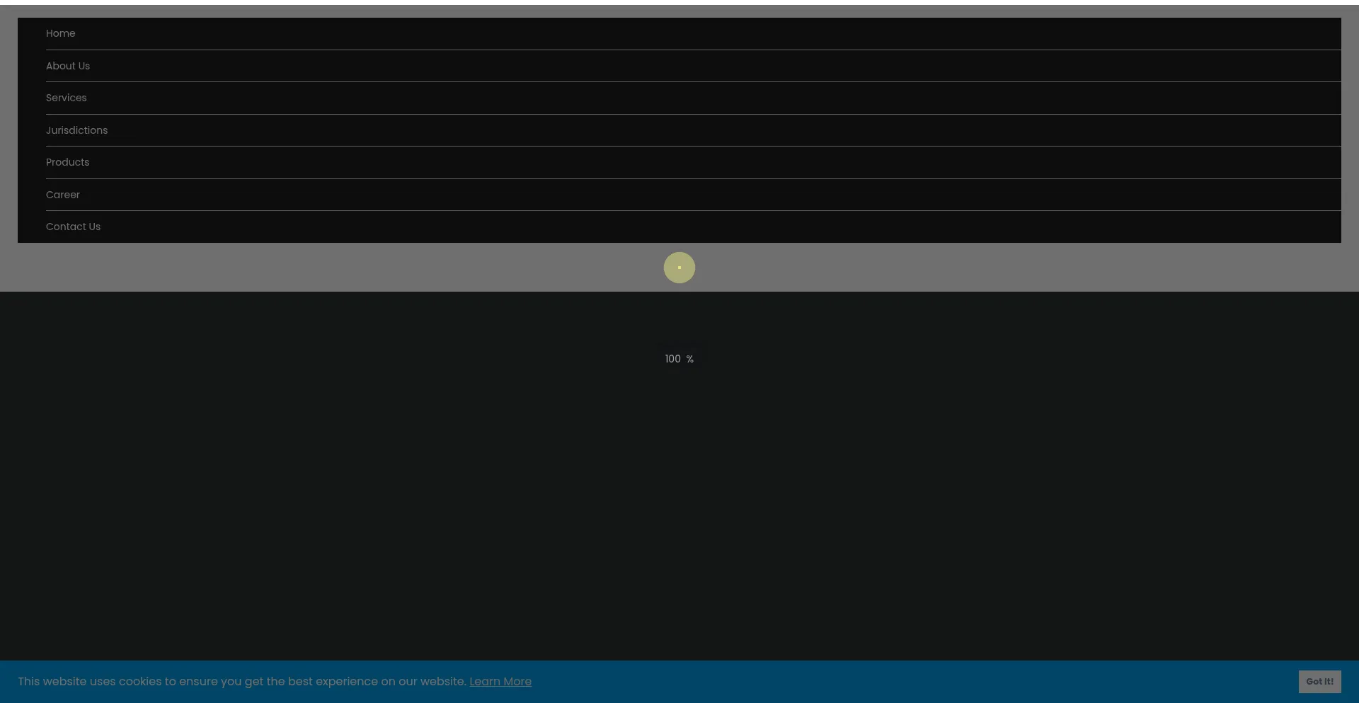 Website screenshot of Gpfin.global
