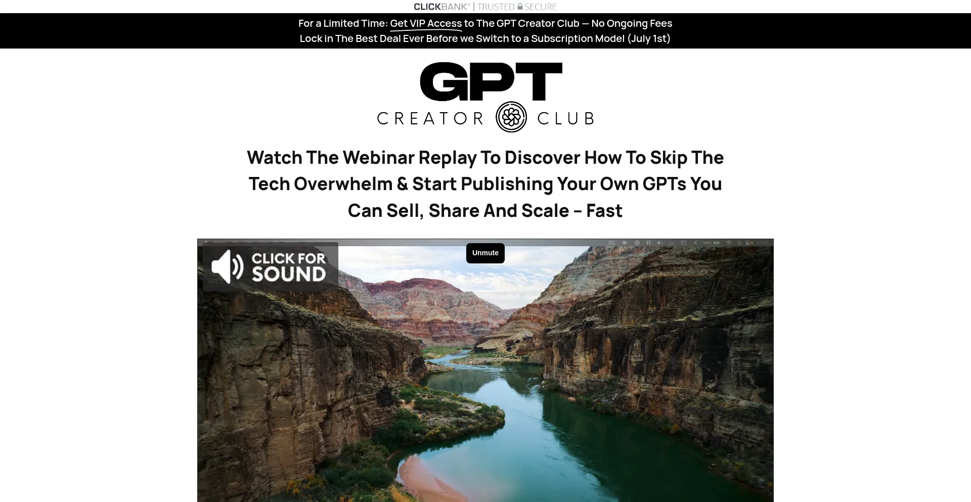 Website screenshot of Gptcreatorclub.com