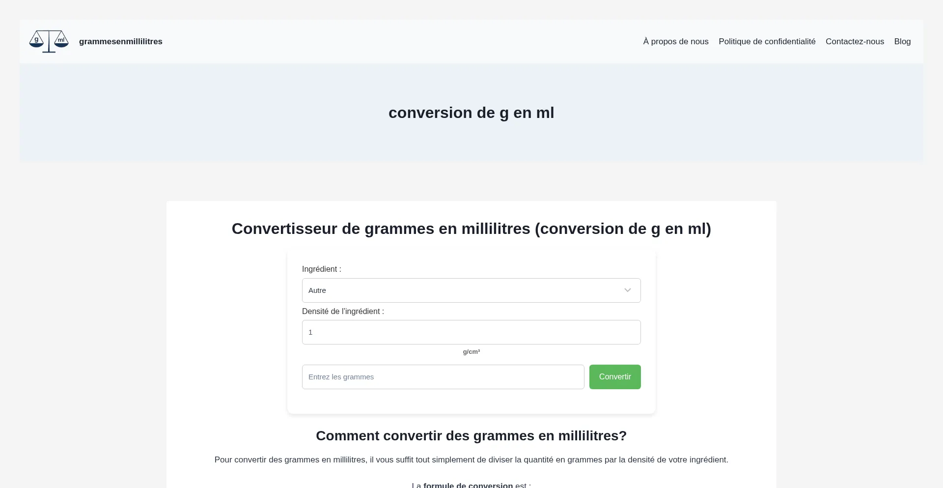 Grammesen-millilitres.com est-il Sûr et Fiable ?