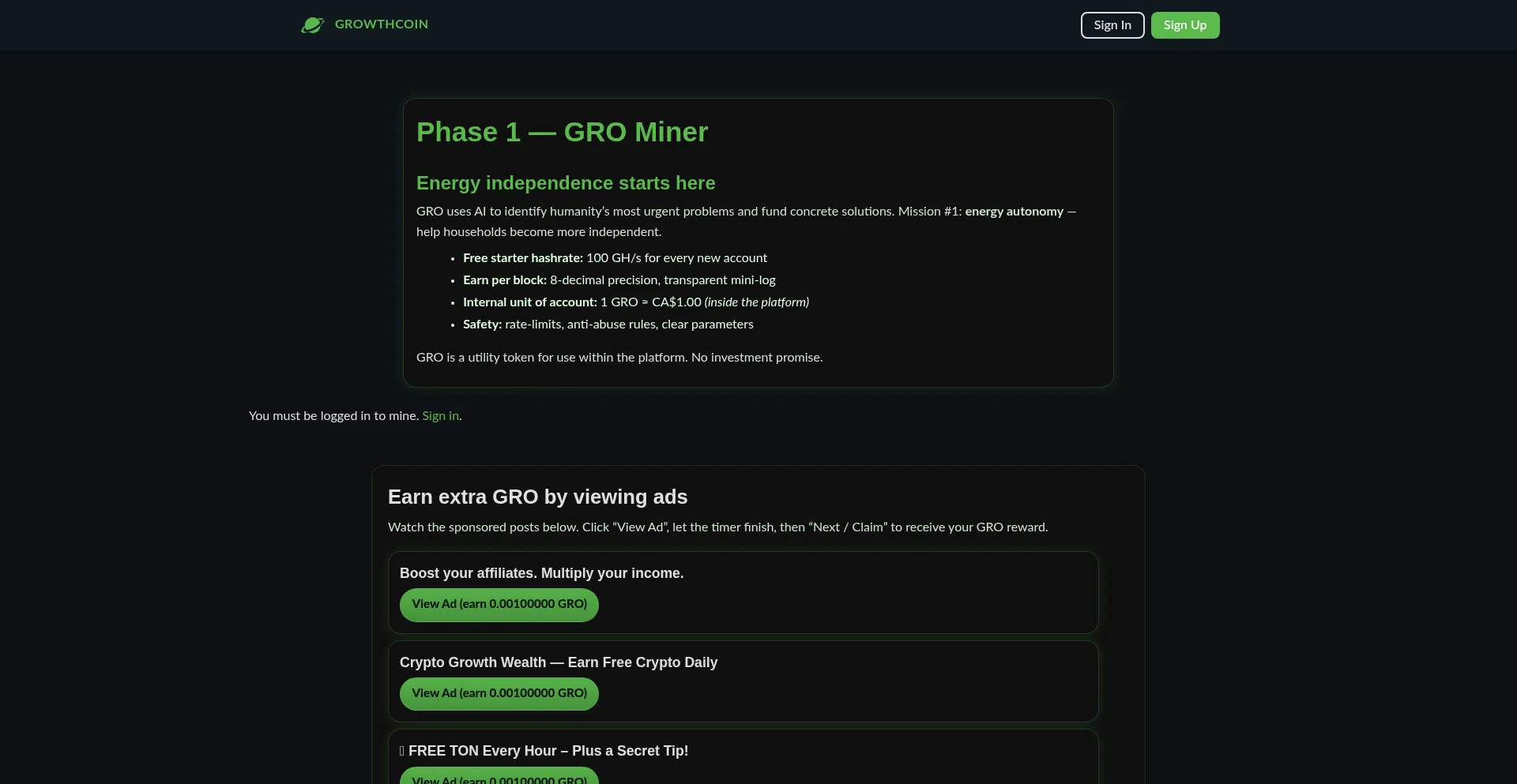 Grogrowthcoin.com est-il Sûr et Fiable ?