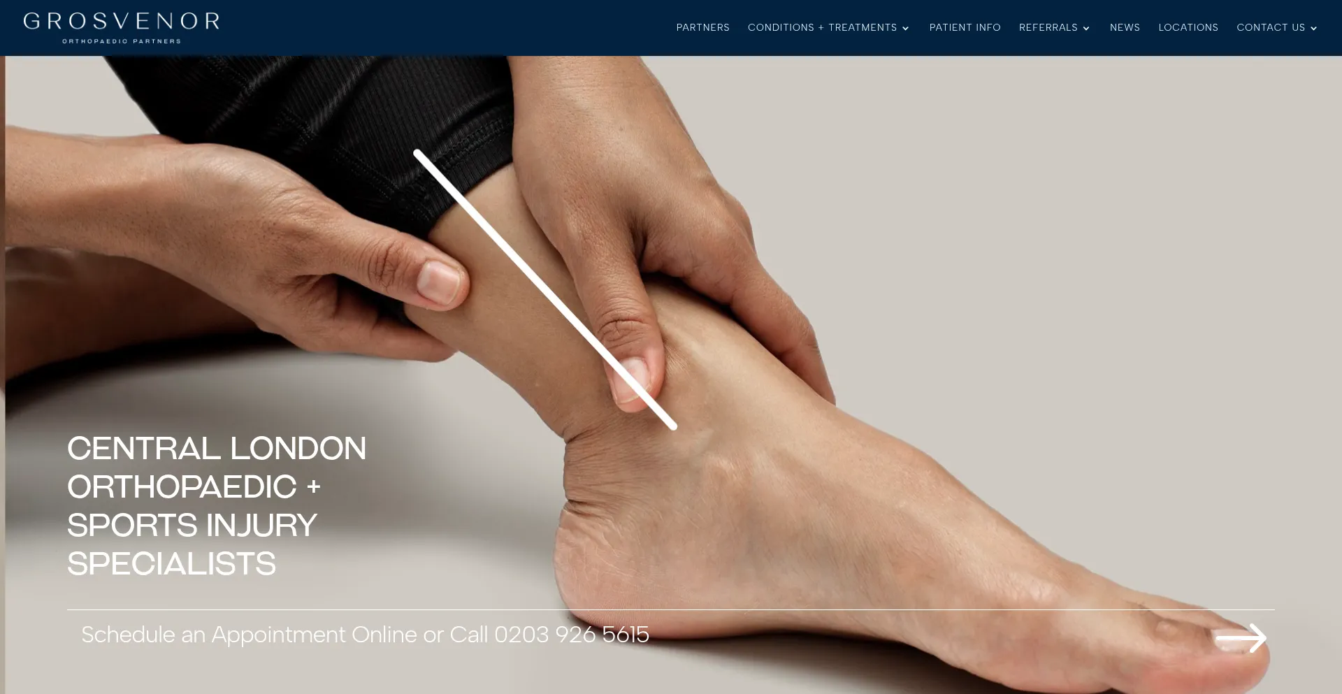 Grosvenororthopaedics.co.uk
