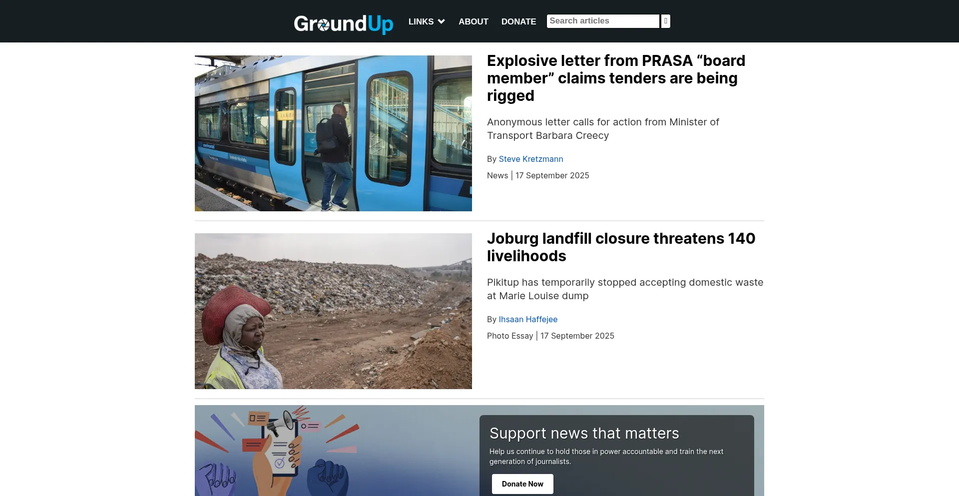 Groundup.org.za est-il Sûr et Fiable ?