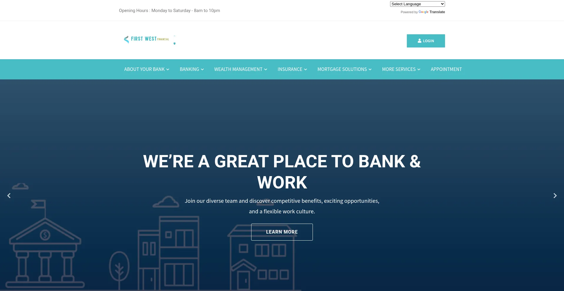 Website screenshot of Groupofirstwf.com