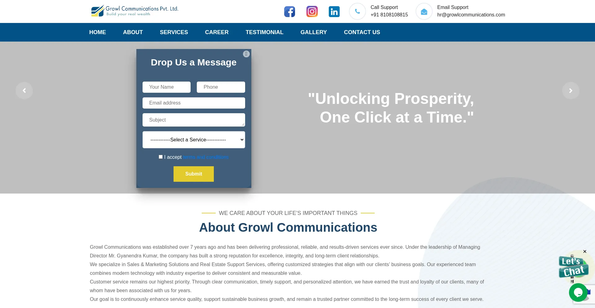 Growlcommunications.com