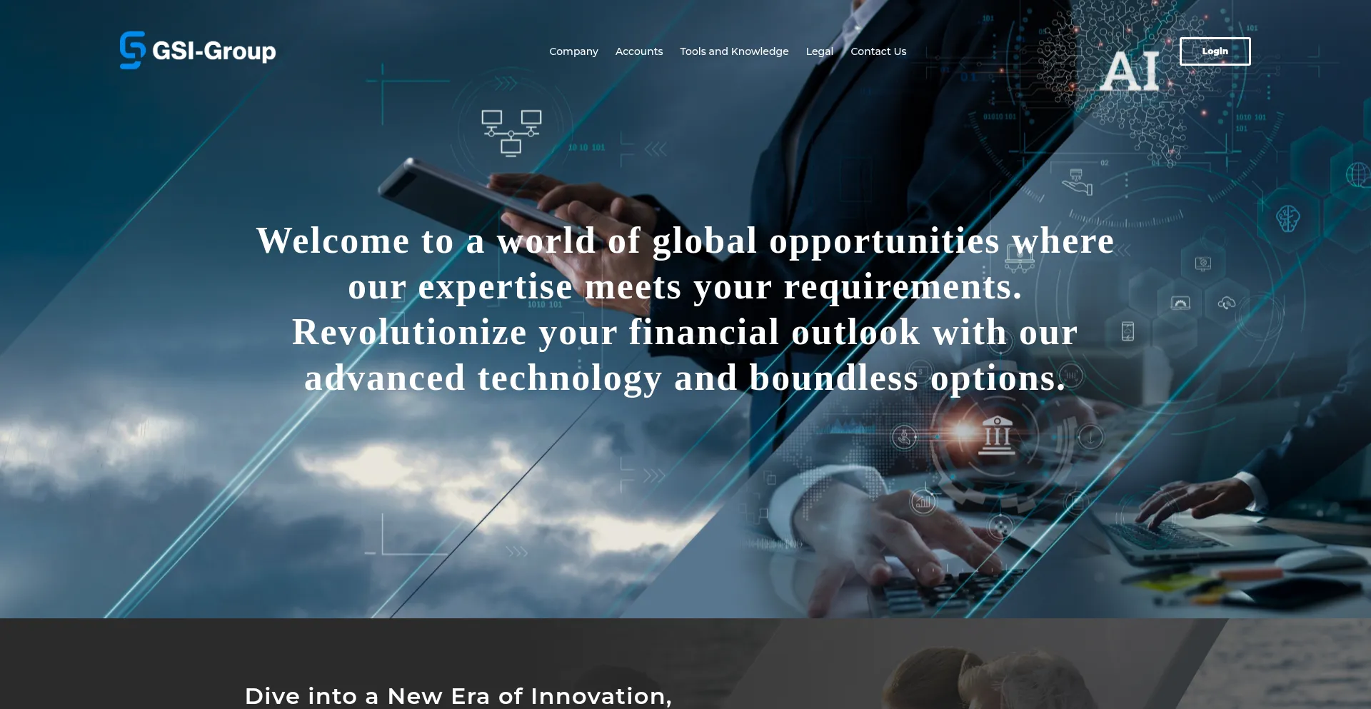 Website screenshot of Gsi-group.vip