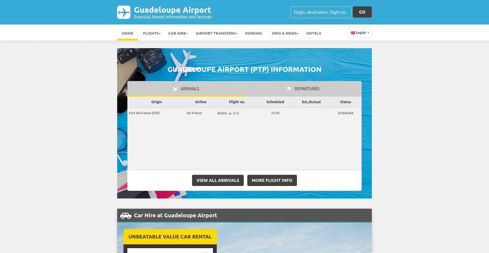 Guadeloupeairport.com est-il Sûr et Fiable ?