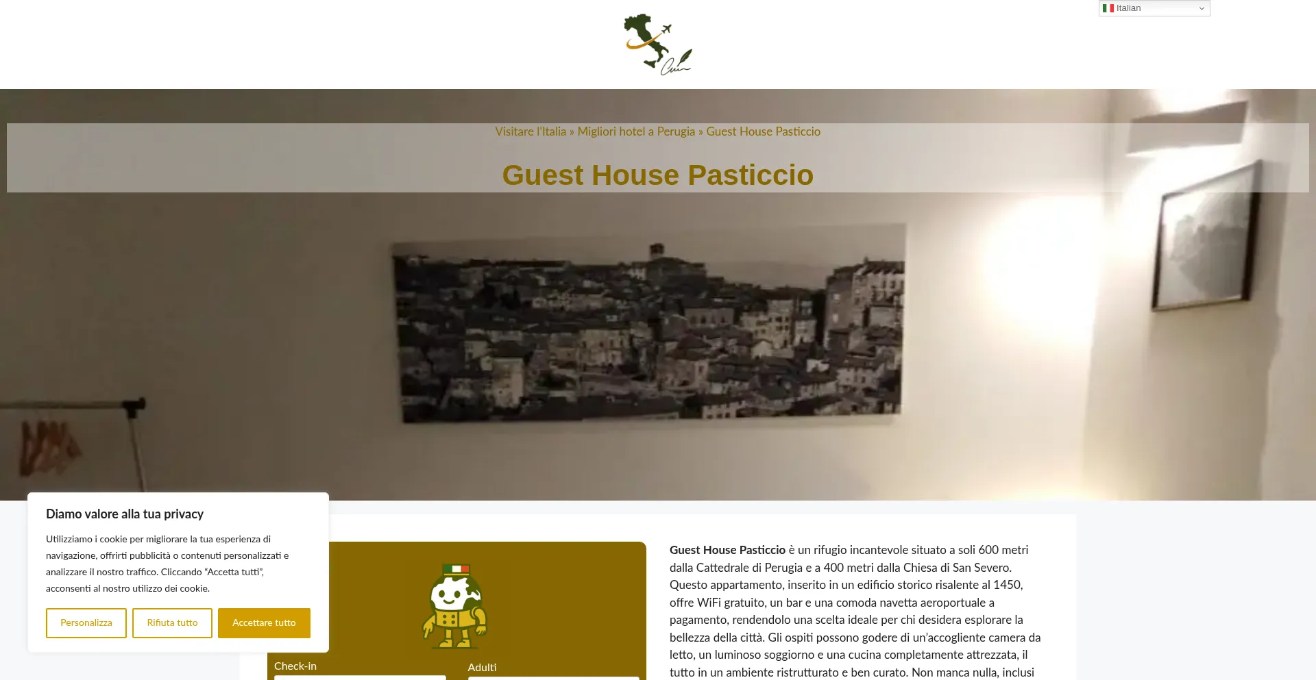 Guest-house-pasticcio.dreaminginrome.com est-il Sûr et Fiable ?