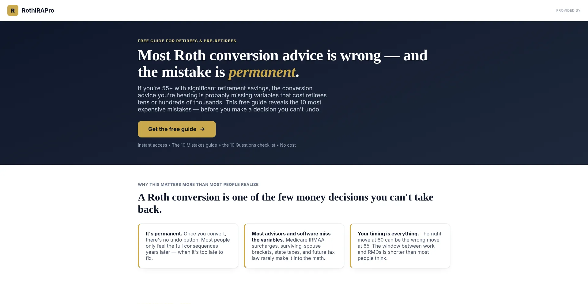 Guide.rothirapro.com